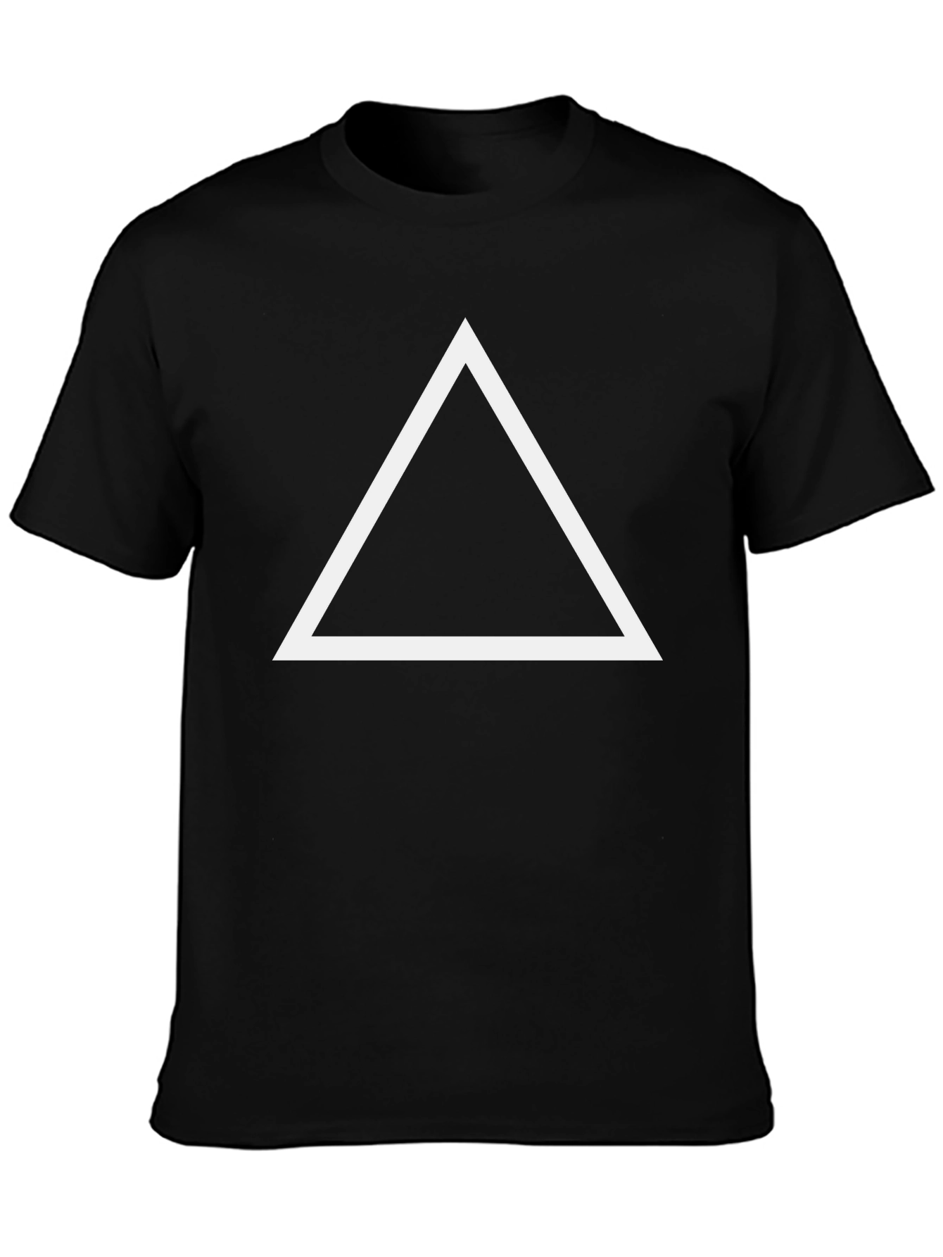Minimalist Triangle Graphic T-Shirt