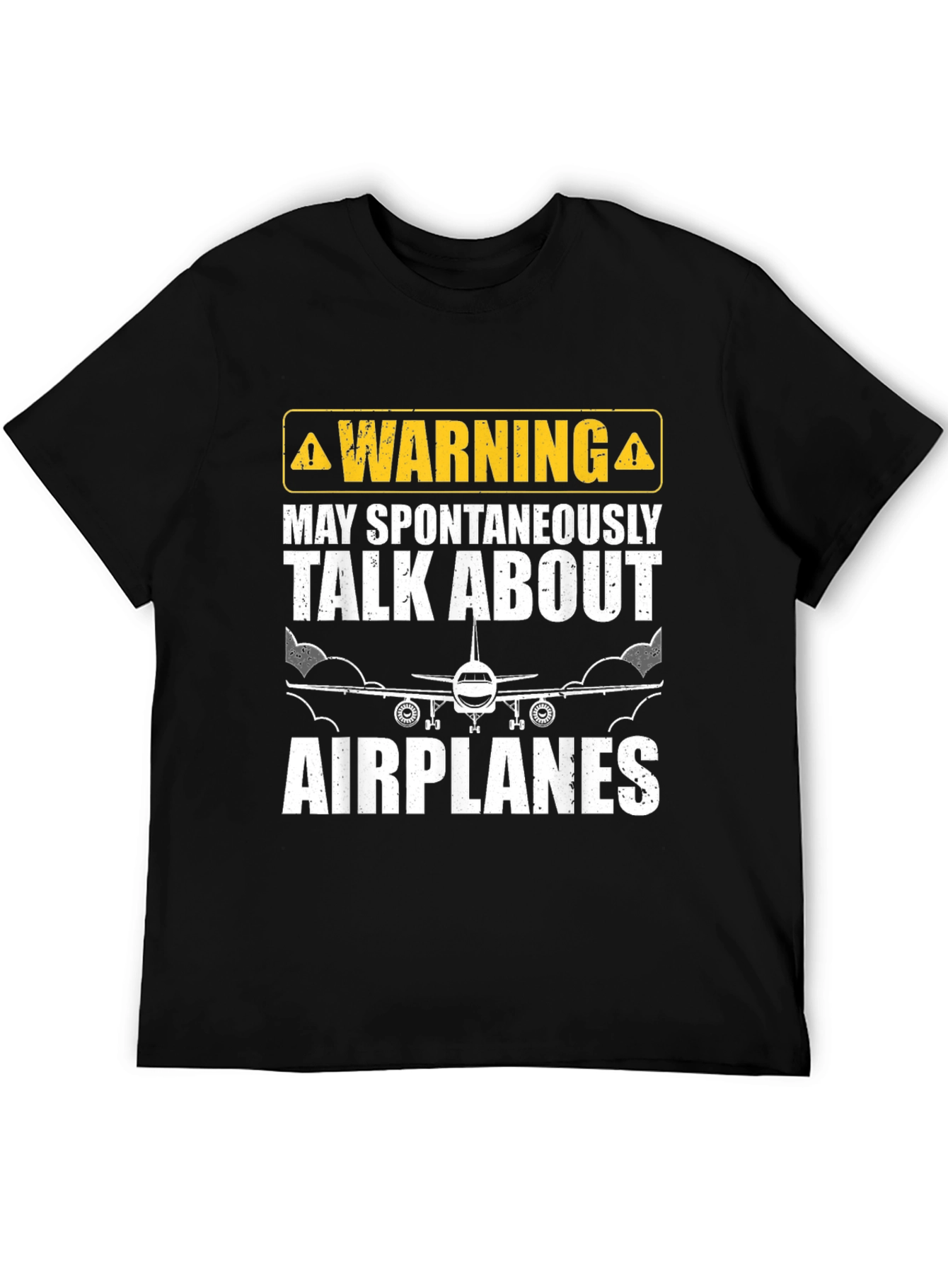 Warning: May Spontaneously Talk About Airplanes T-Shirt