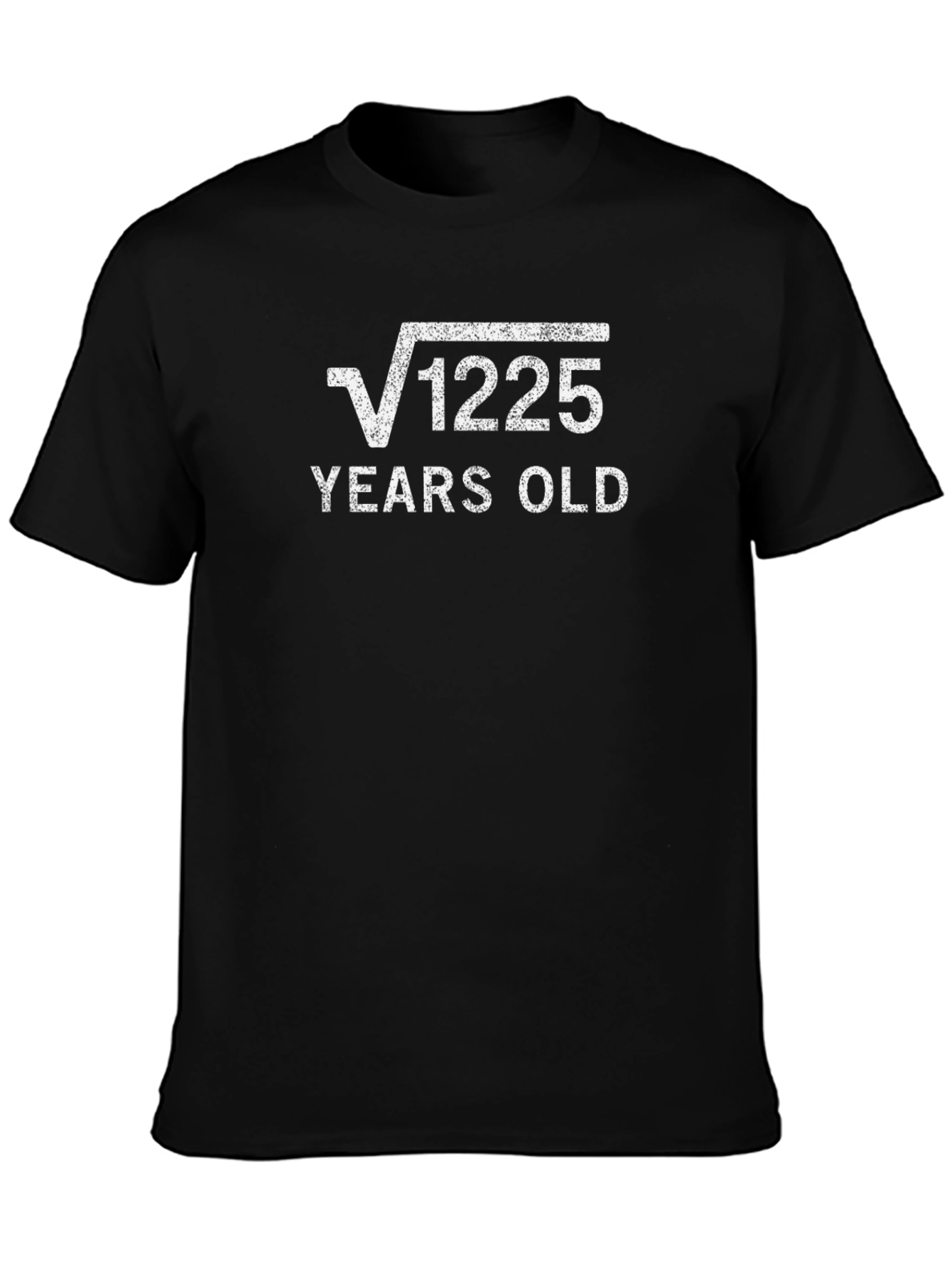 Funny 35th Birthday T-Shirt - Square Root of 1225