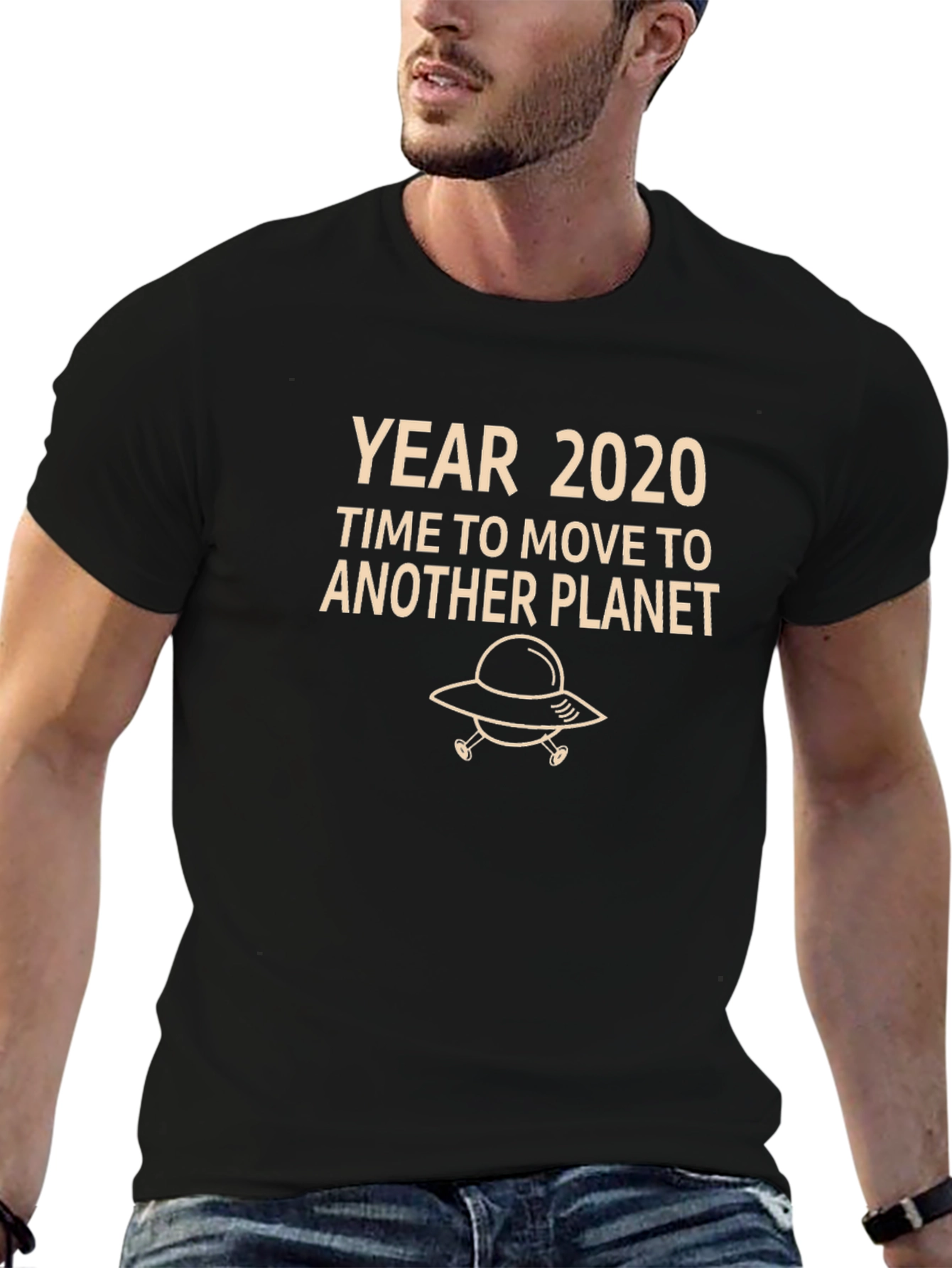 Year 2020 Another Planet Graphic T-Shirt