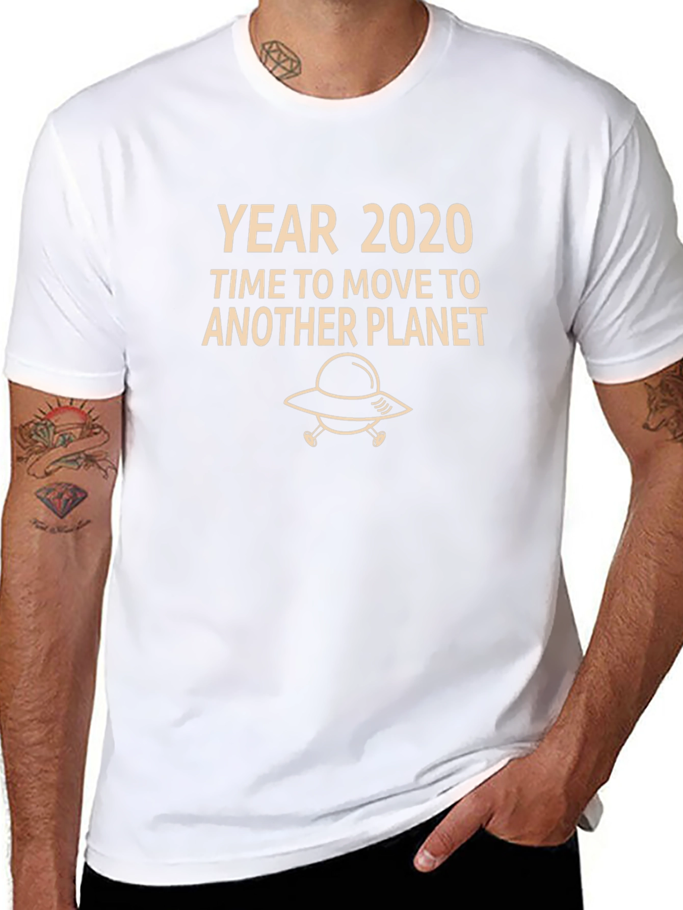 Year 2020 Another Planet Graphic T-Shirt
