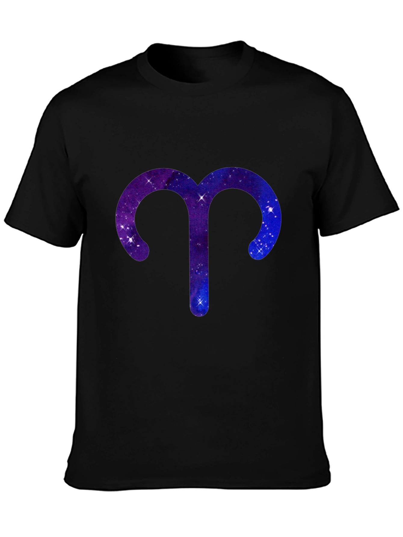 Aries Zodiac Galaxy Graphic T-Shirt