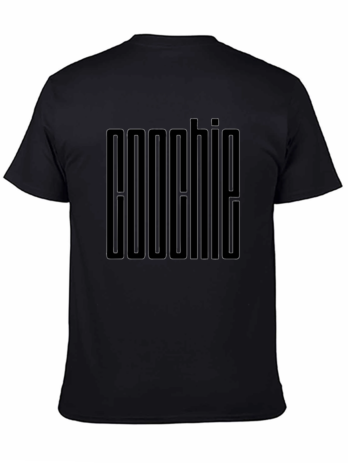 Edgy BOOCHIE Graphic Black T-Shirt