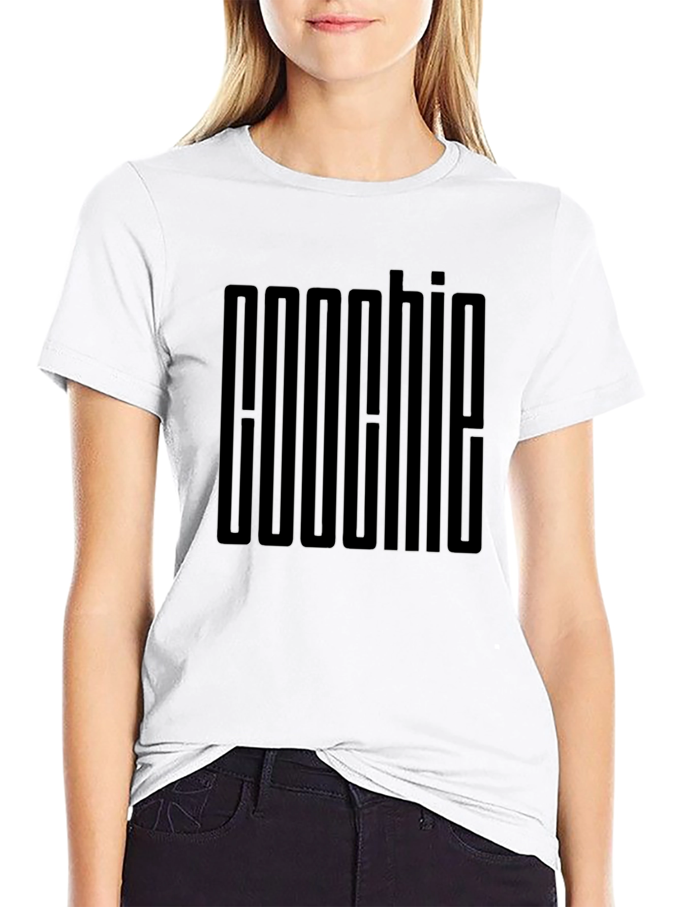 Edgy BOOCHIE Graphic Black T-Shirt