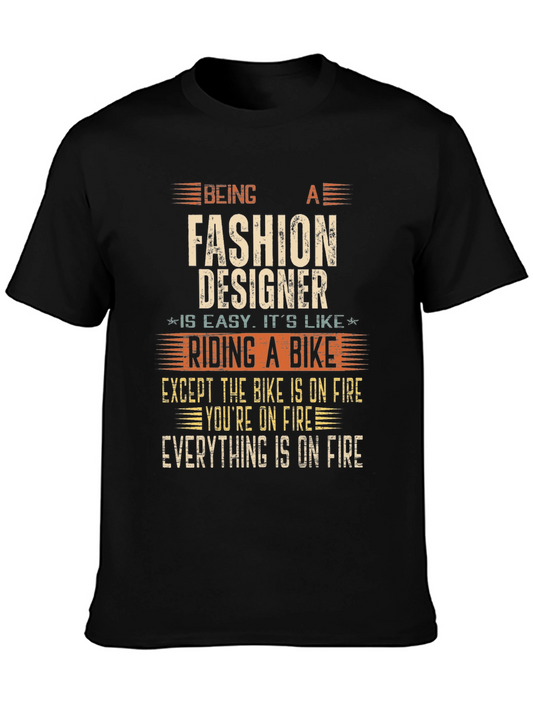 Fashion Designer On Fire Funny T-Shirt