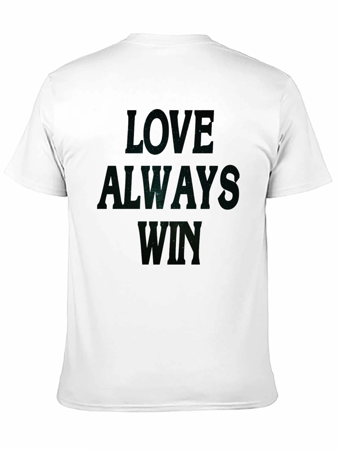 Love Always Wins Black Graphic T-Shirt