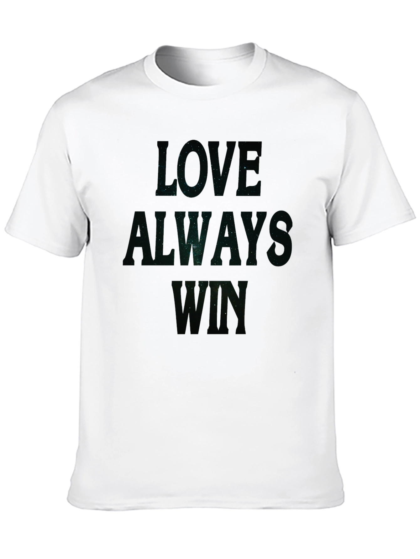 Love Always Wins Black Graphic T-Shirt