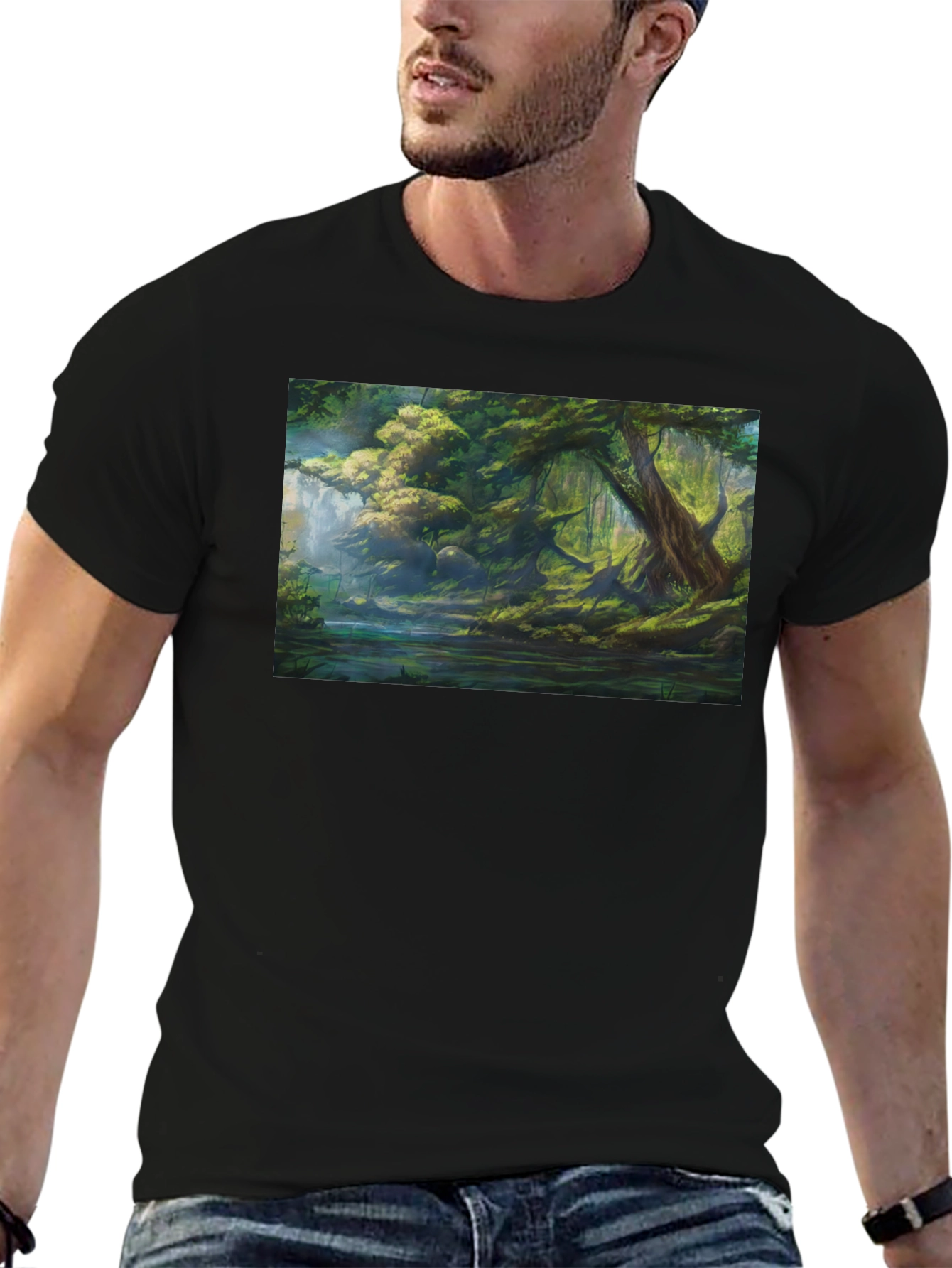 Nature Forest Landscape Graphic Tee