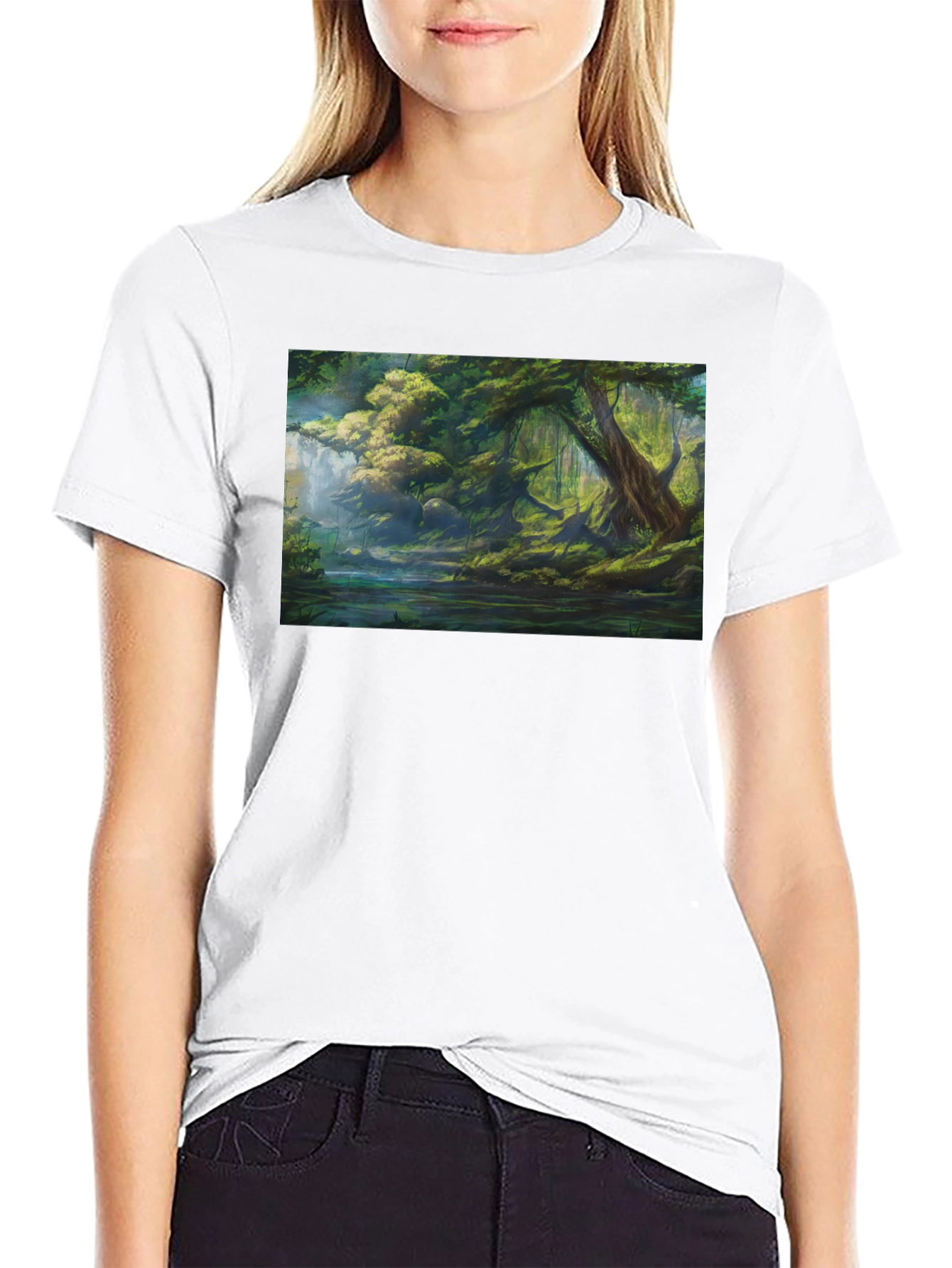 Nature Forest Landscape Graphic Tee