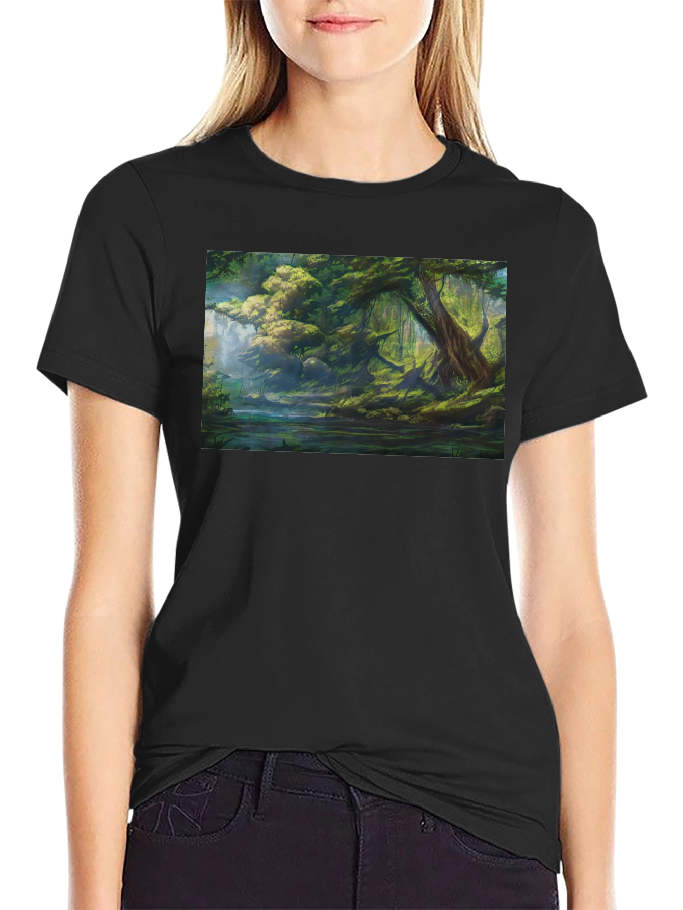 Nature Forest Landscape Graphic Tee