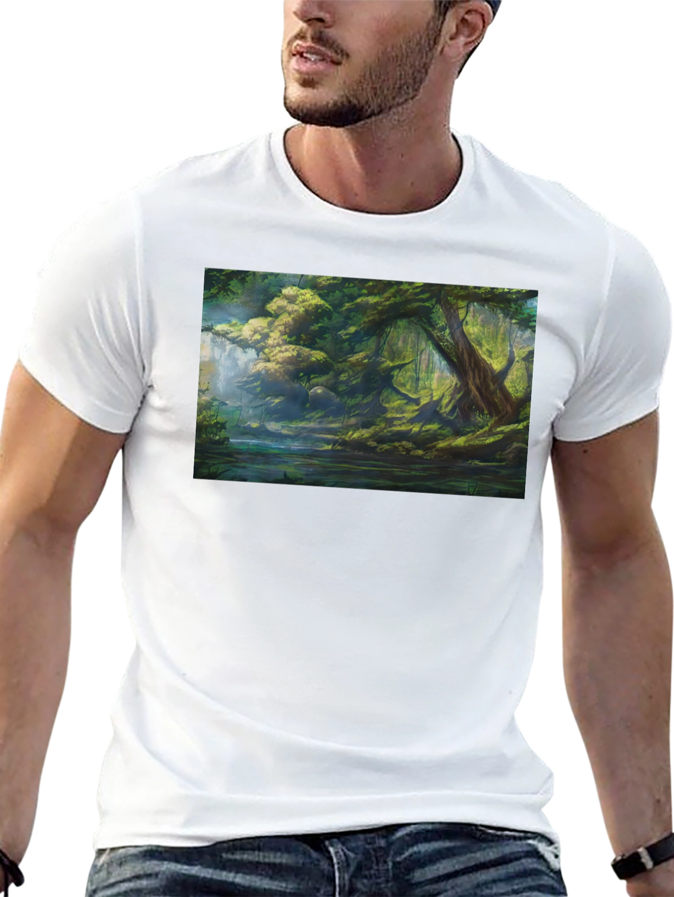 Nature Forest Landscape Graphic Tee