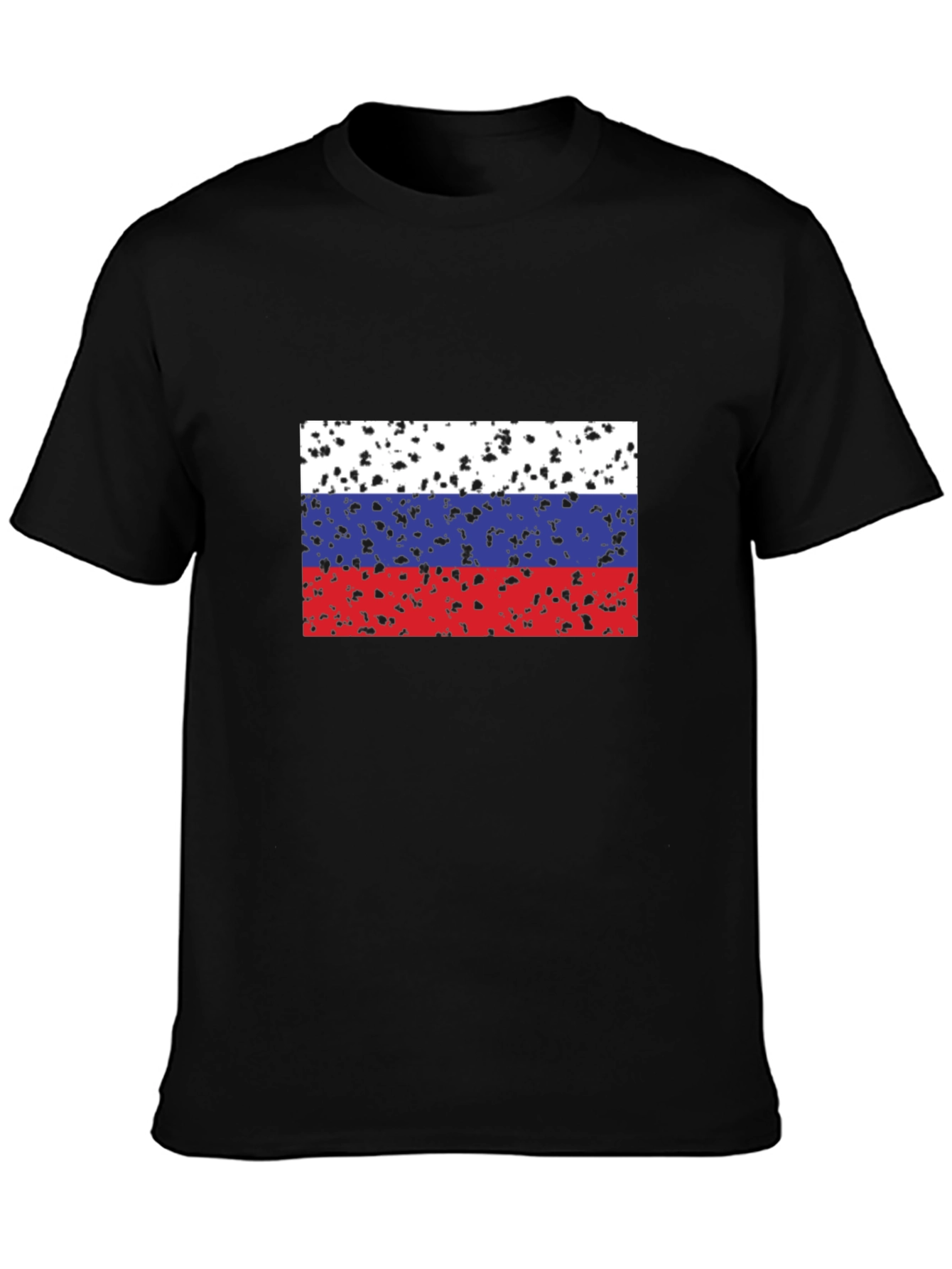 Russian Flag Grunge T-Shirt