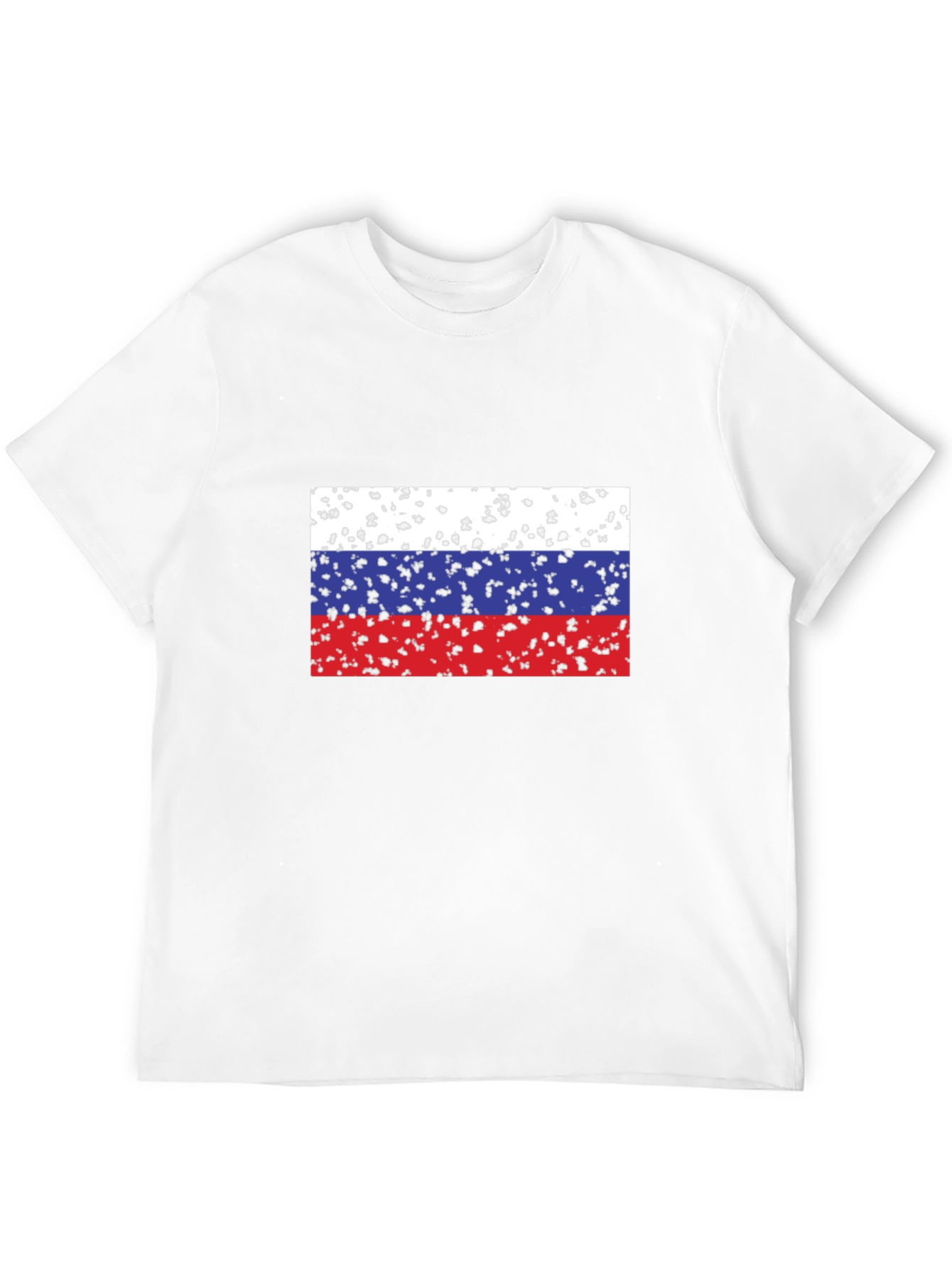 Russian Flag Grunge T-Shirt