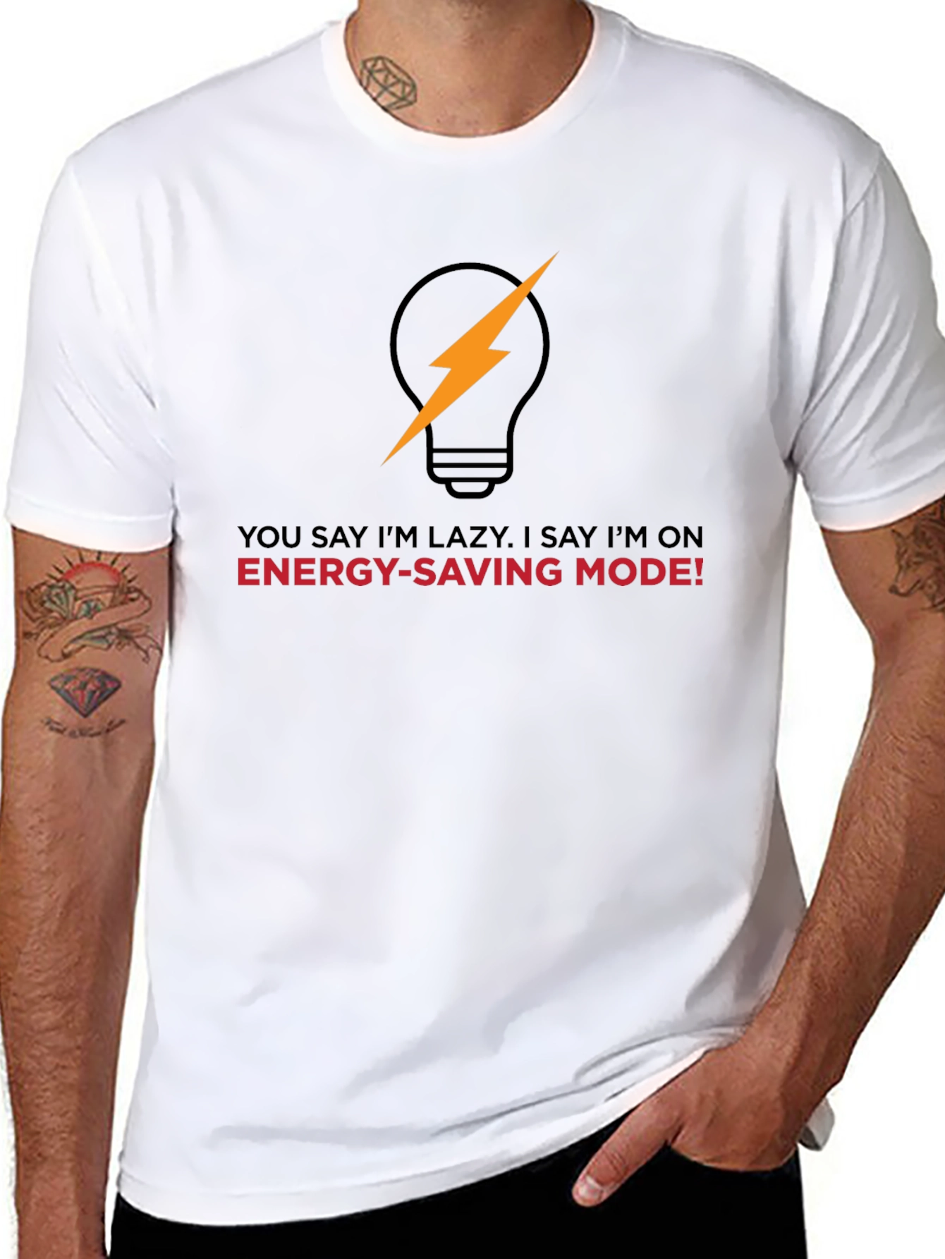 Energy Saving Mode Graphic Tee