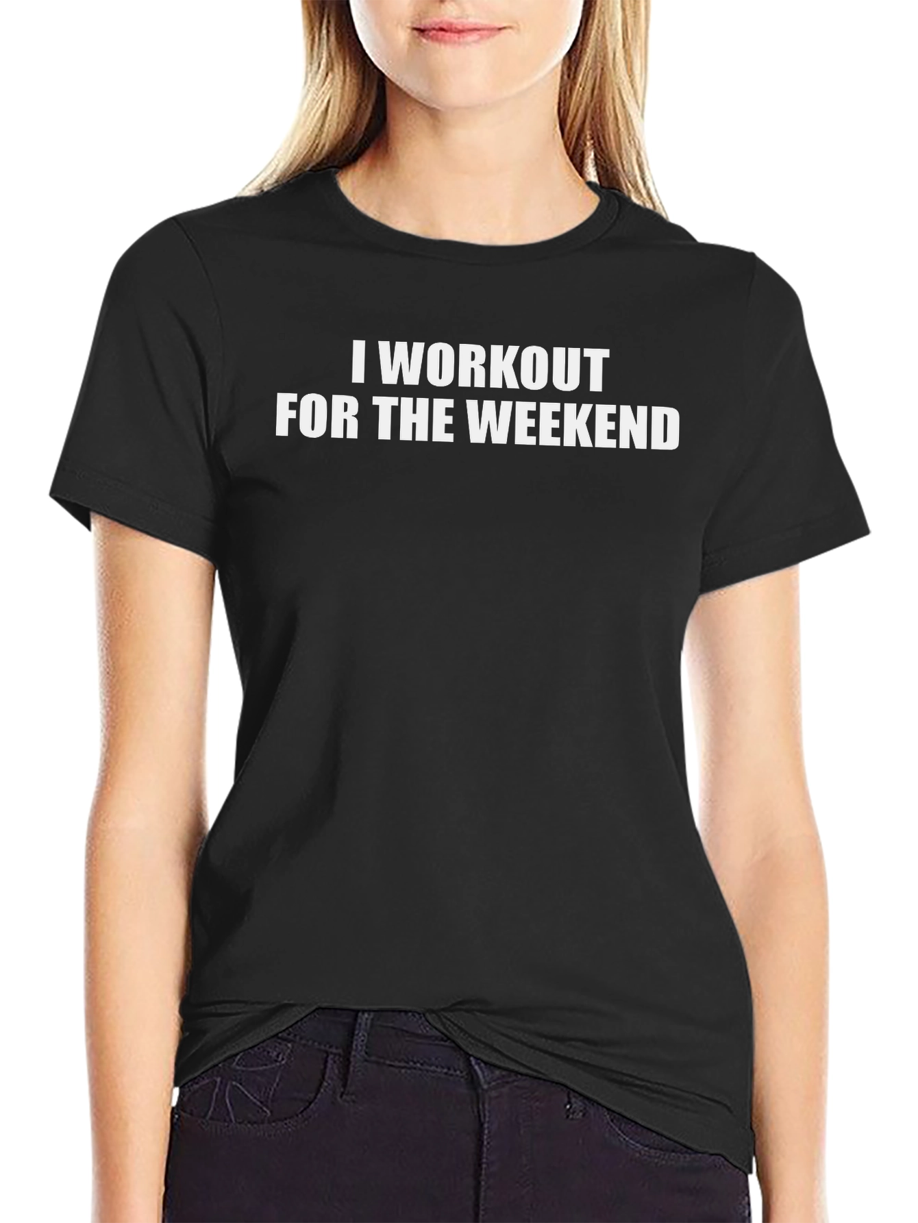 Workout Weekend Black T-Shirt