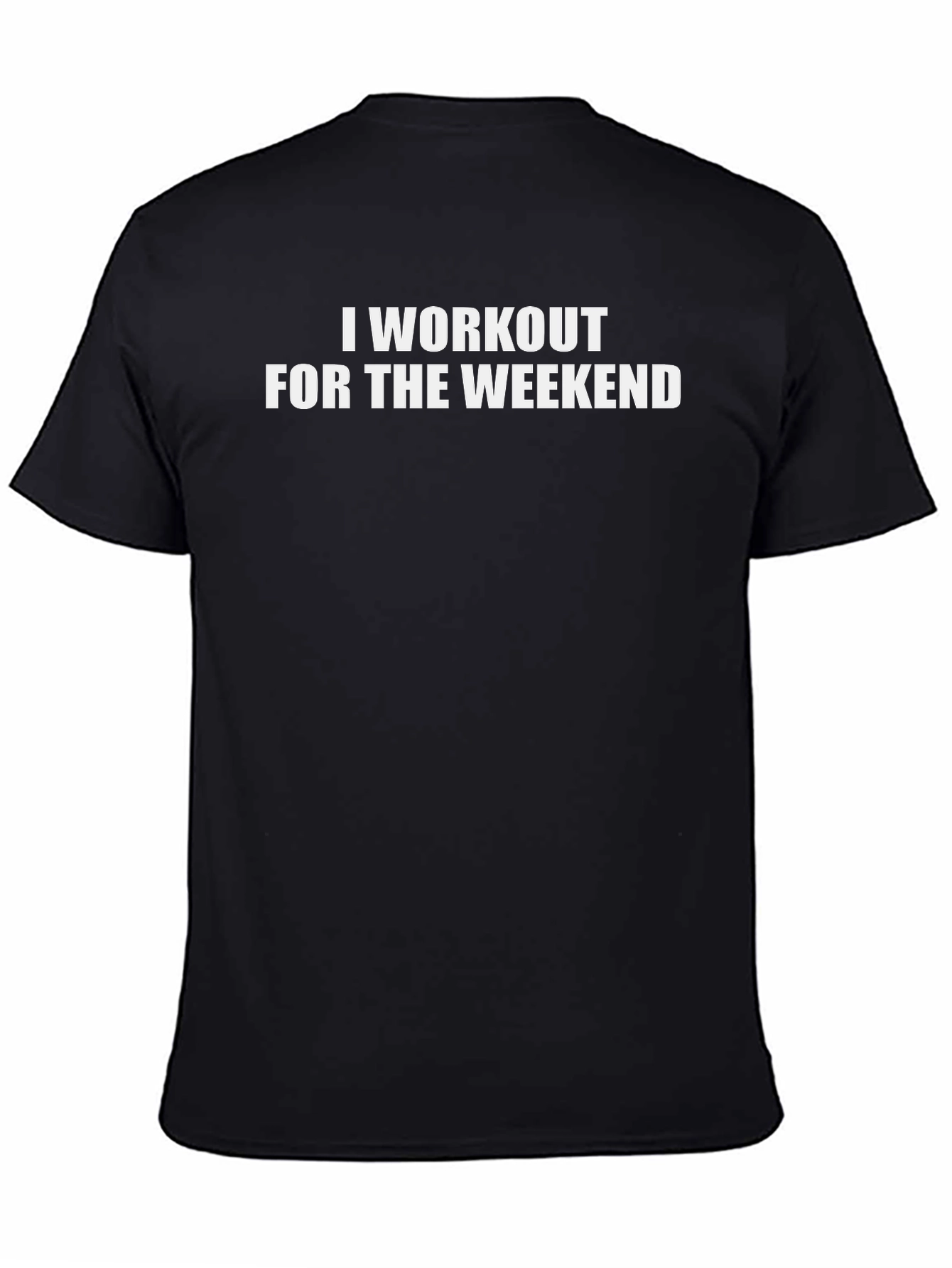 Workout Weekend Black T-Shirt