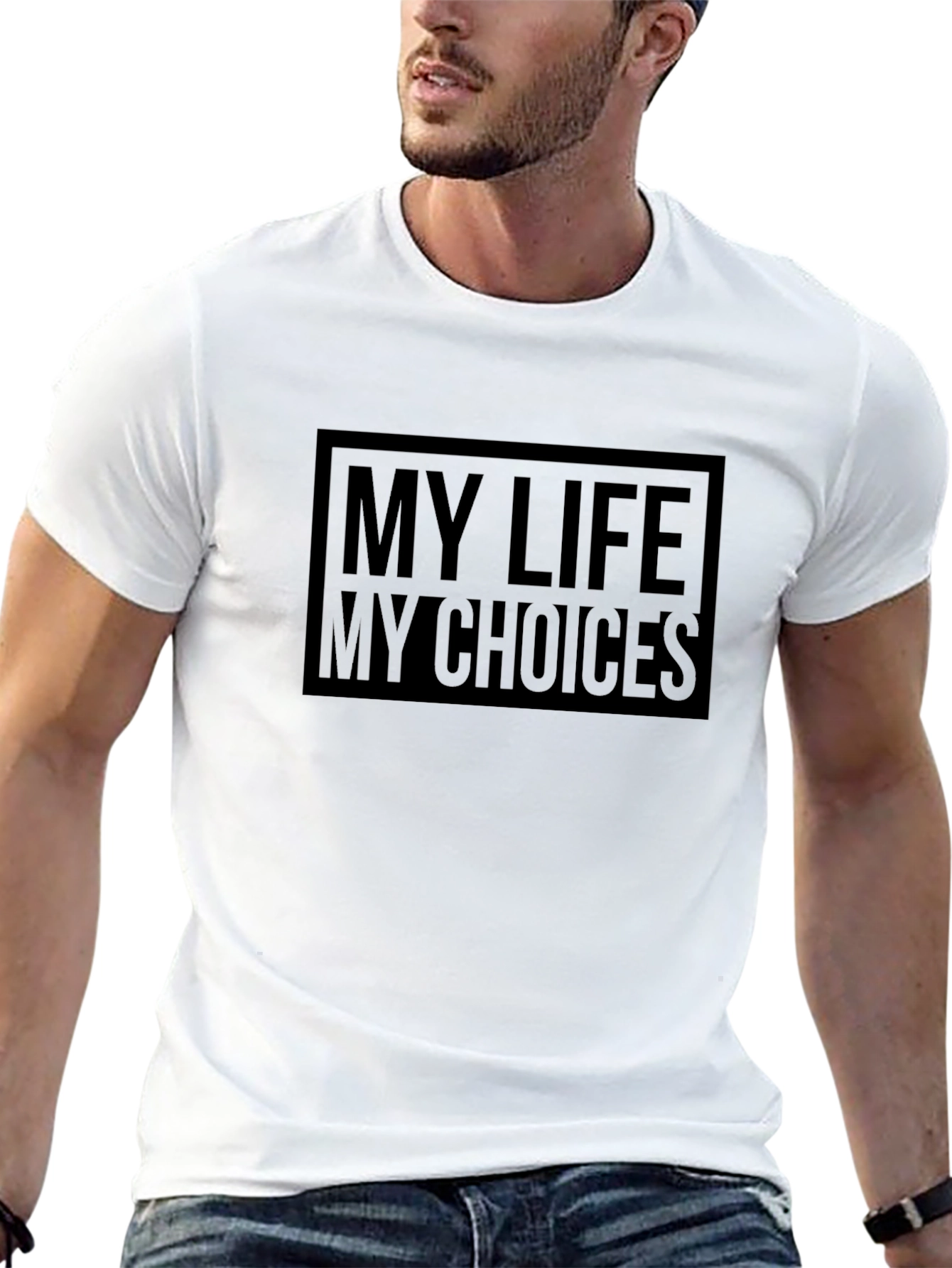 My Life My Choices Graphic Tee - Black