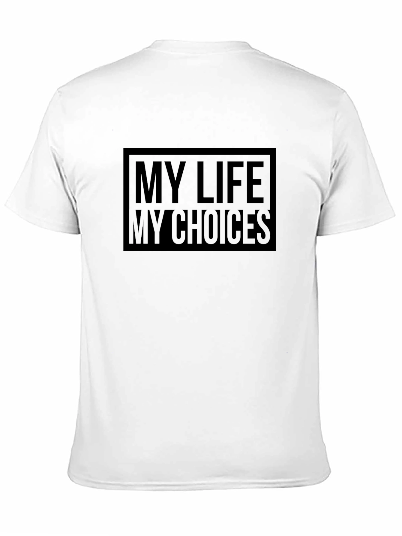 My Life My Choices Graphic Tee - Black