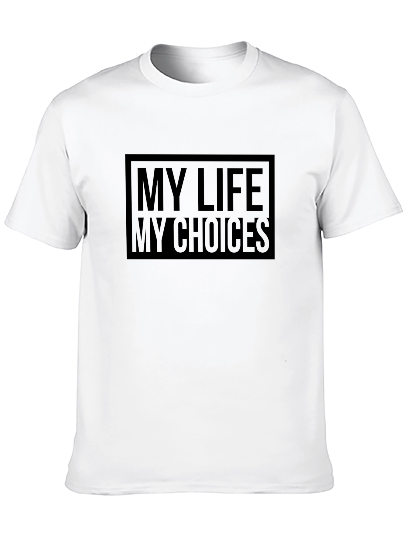 My Life My Choices Graphic Tee - Black