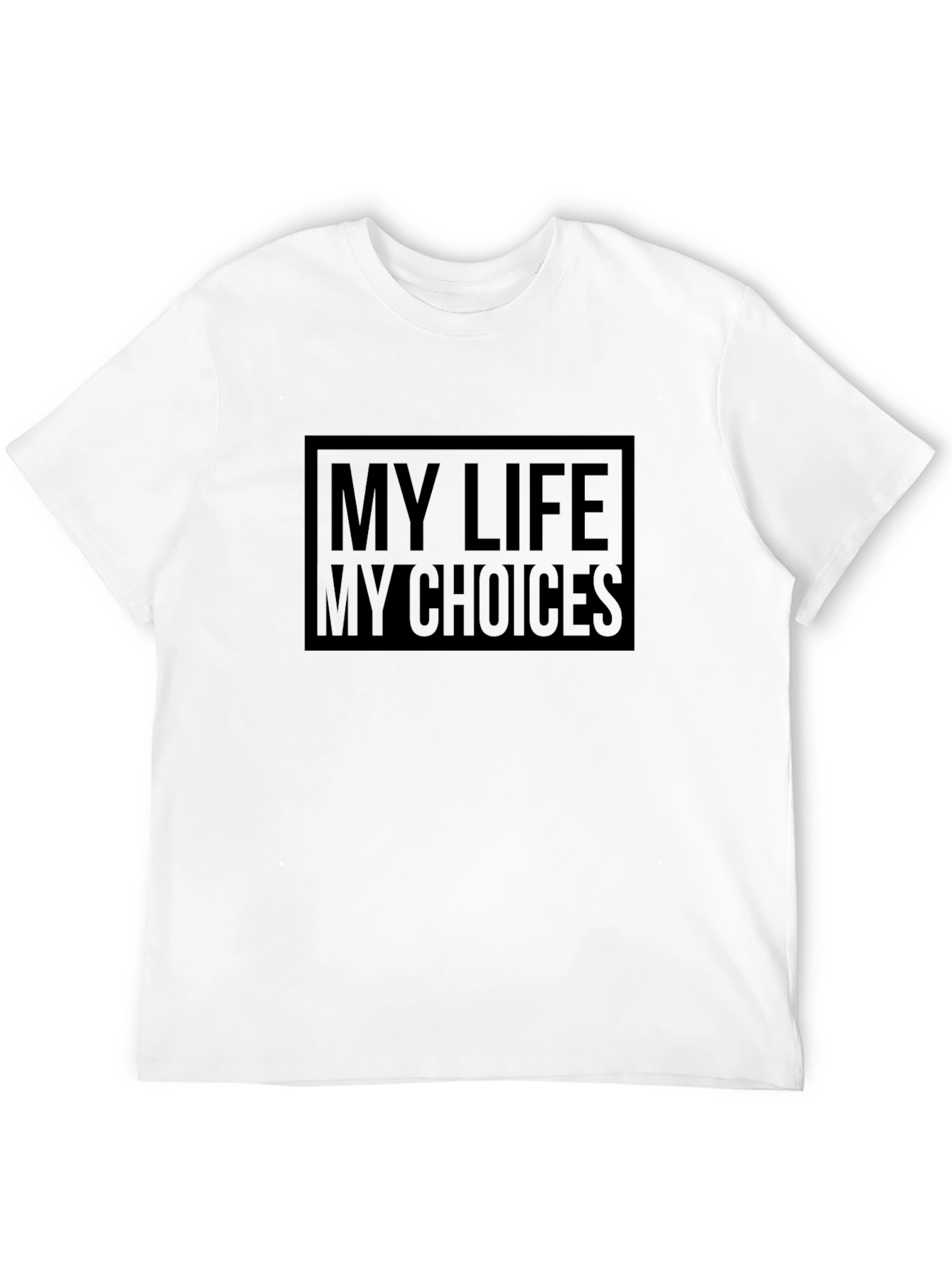 My Life My Choices Graphic Tee - Black