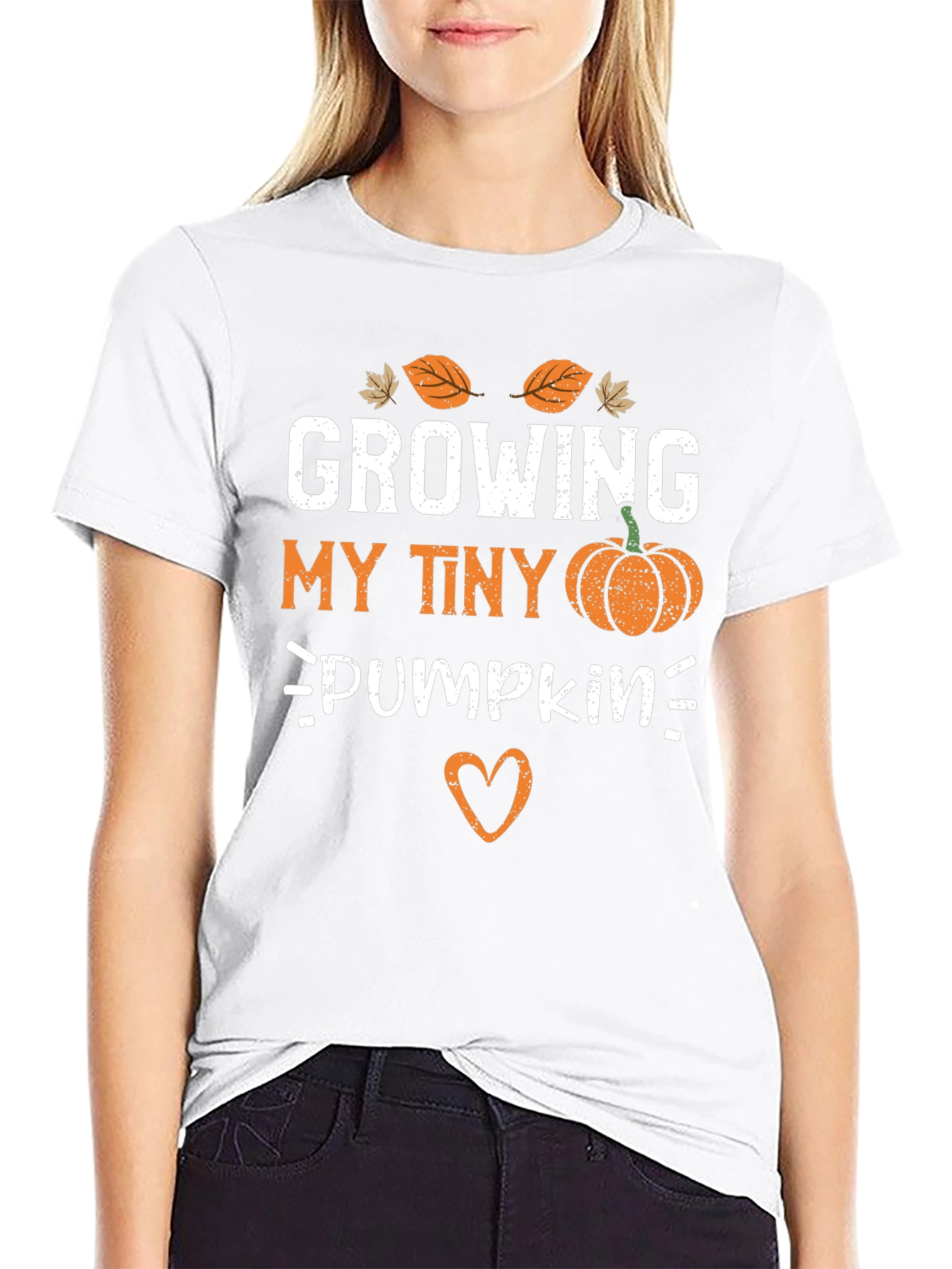 Growing My Tiny Pumpkin T-Shirt - Fall Pregnancy