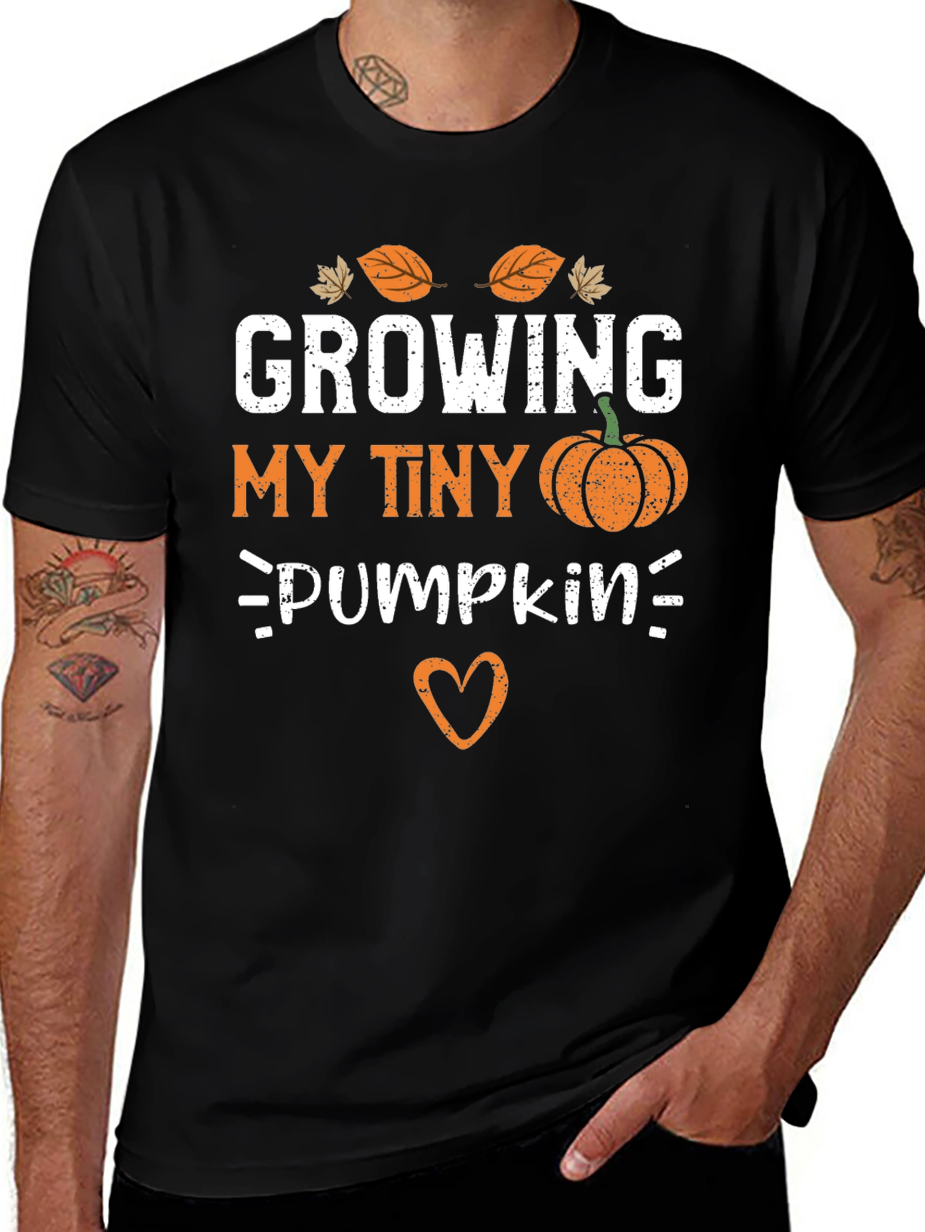 Growing My Tiny Pumpkin T-Shirt - Fall Pregnancy
