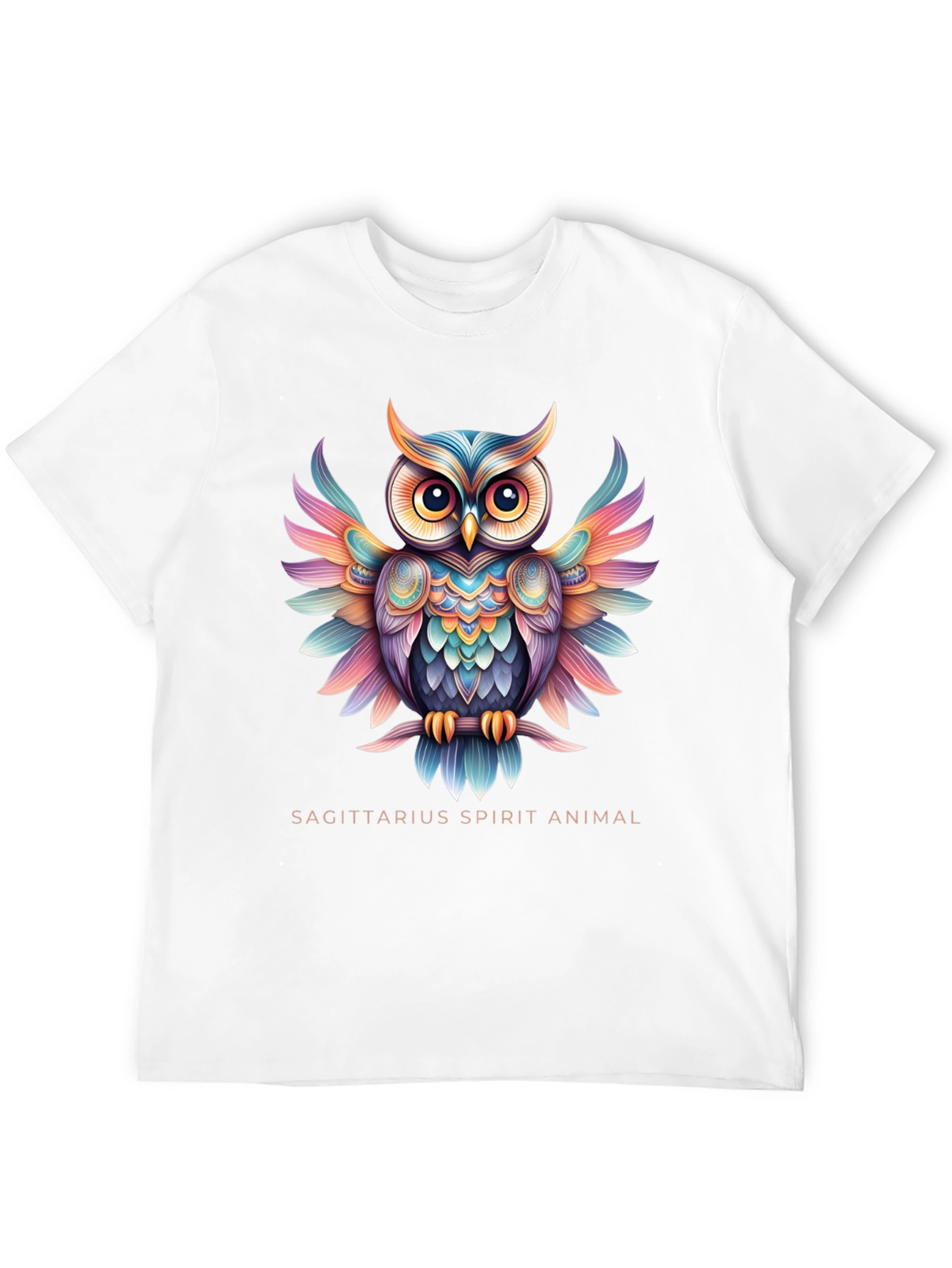 Sagittarius Spirit Animal Owl Graphic Tee