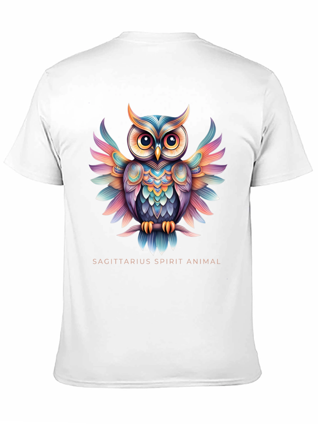 Sagittarius Spirit Animal Owl Graphic Tee