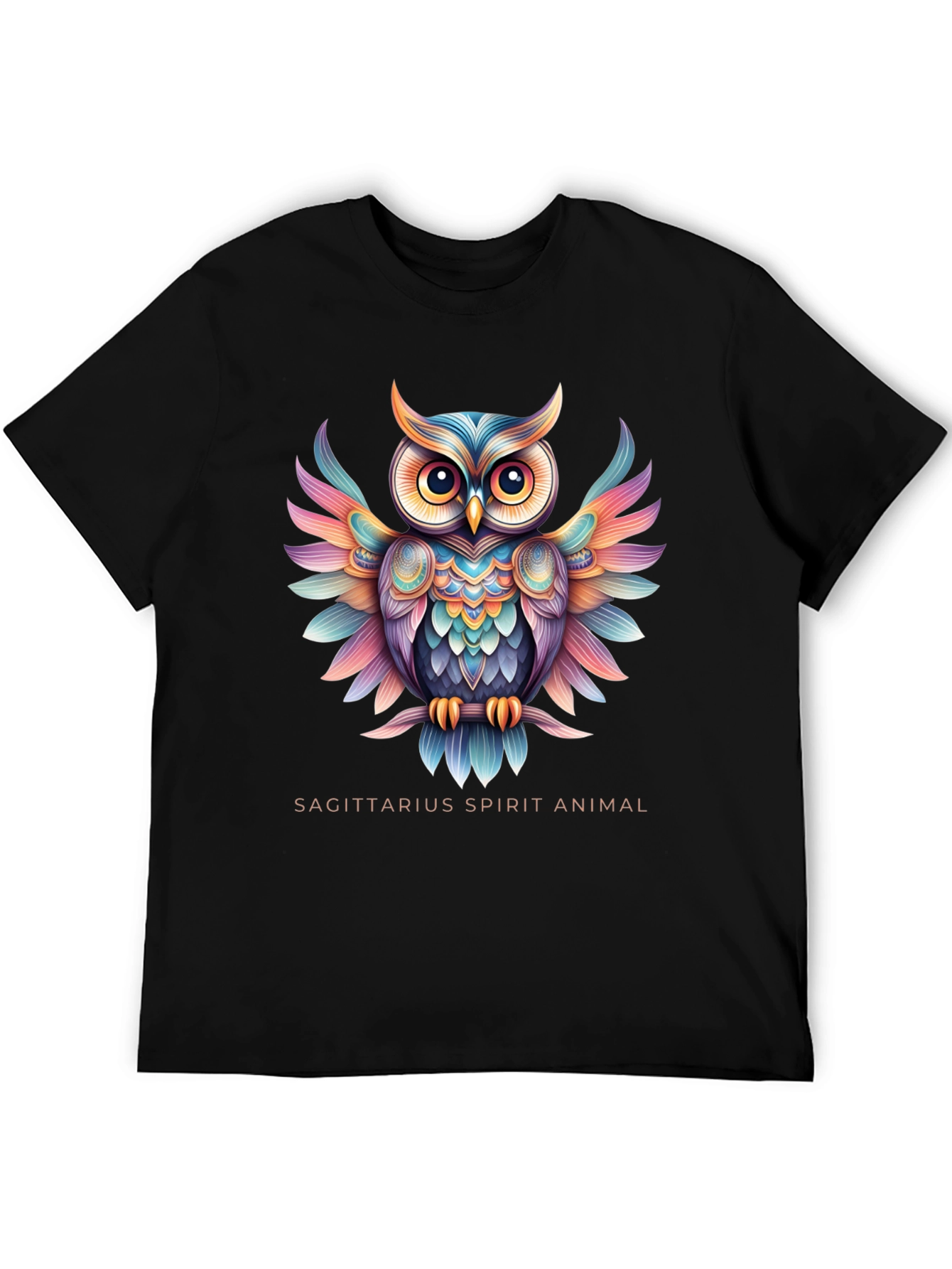 Sagittarius Spirit Animal Owl Graphic Tee