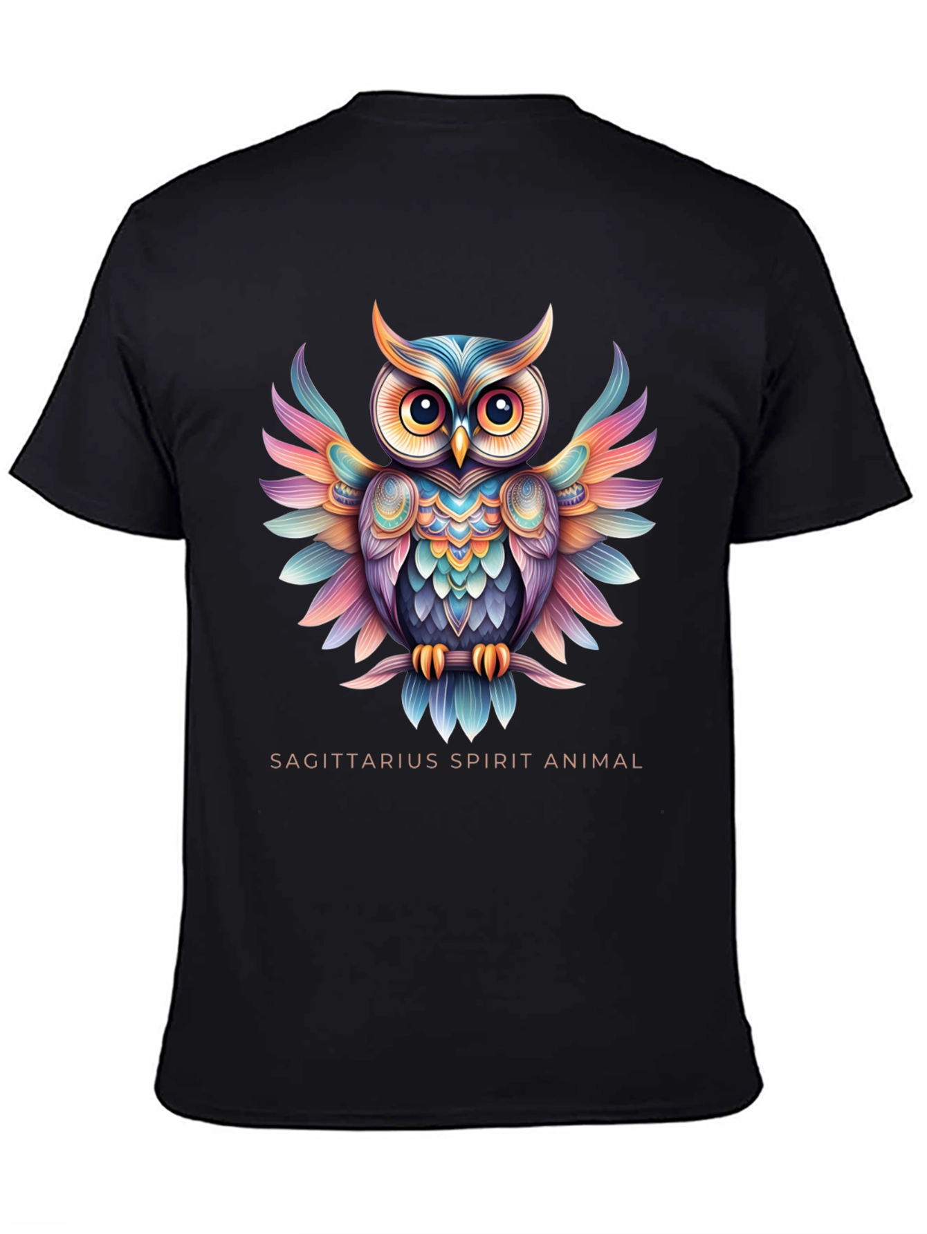 Sagittarius Spirit Animal Owl Graphic Tee