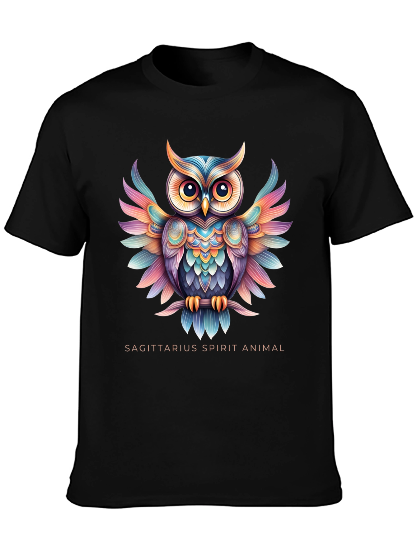 Sagittarius Spirit Animal Owl Graphic Tee