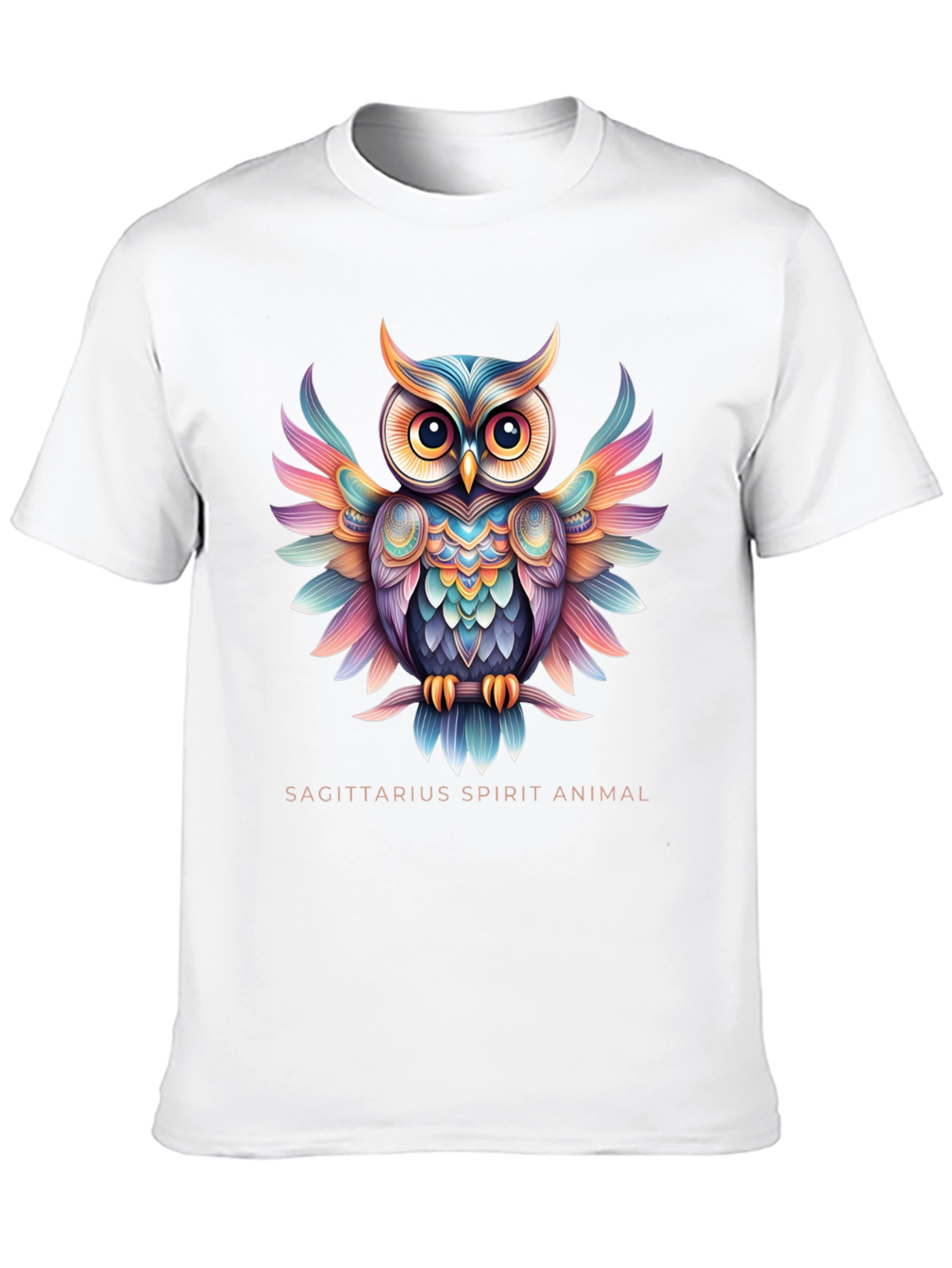 Sagittarius Spirit Animal Owl Graphic Tee