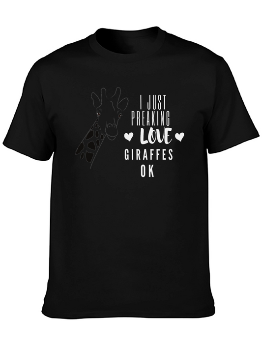 I Just Freaking Love Giraffes Graphic Tee
