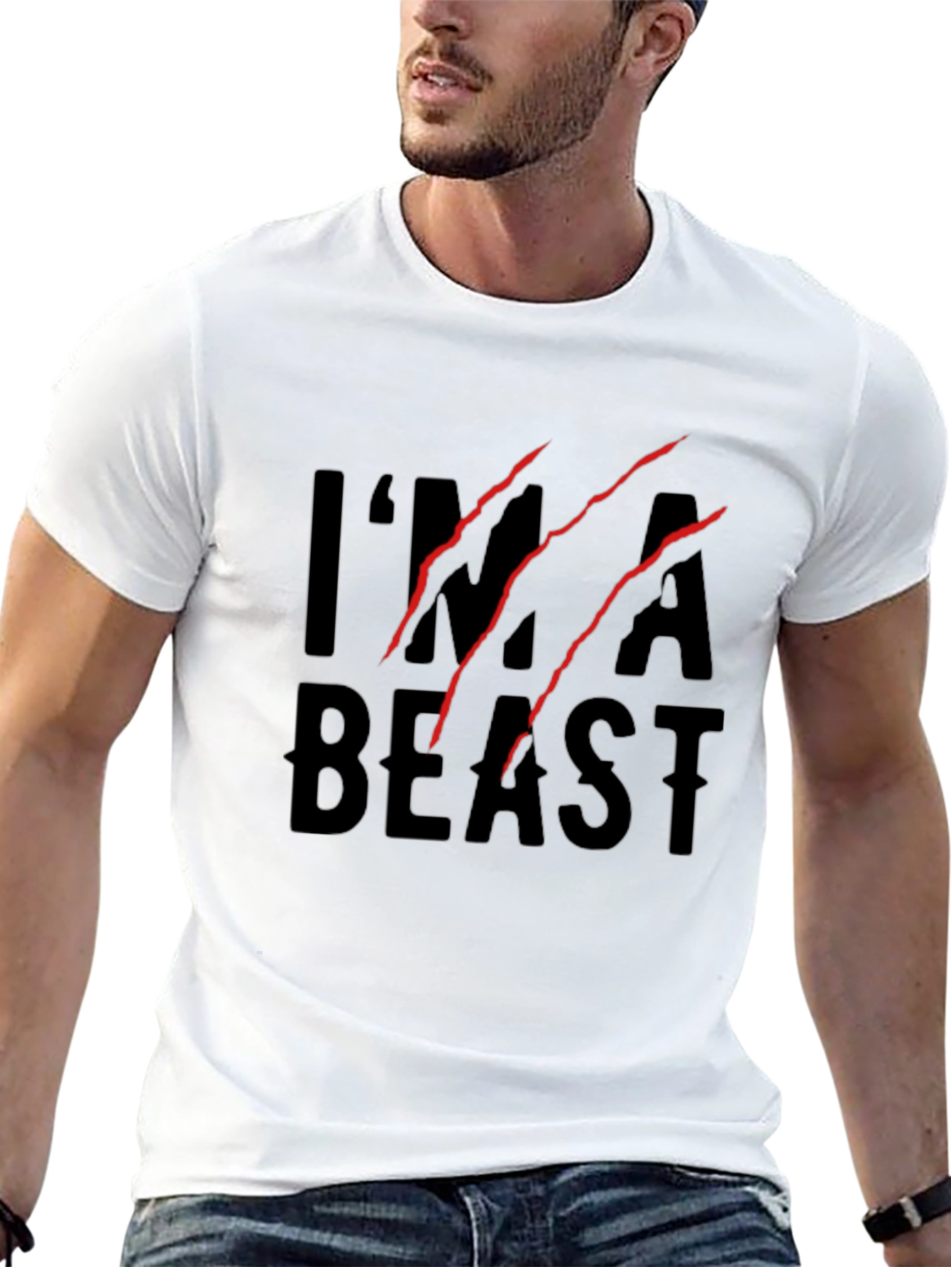 Im A Beast Mens Graphic Tee