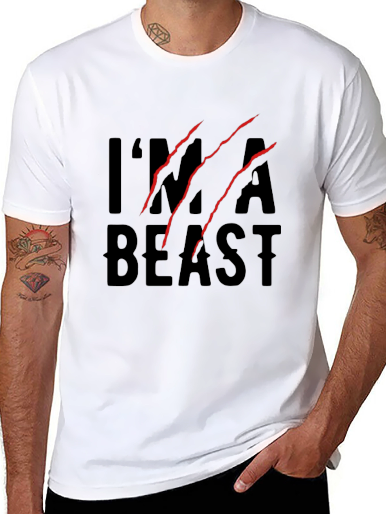Im A Beast Mens Graphic Tee