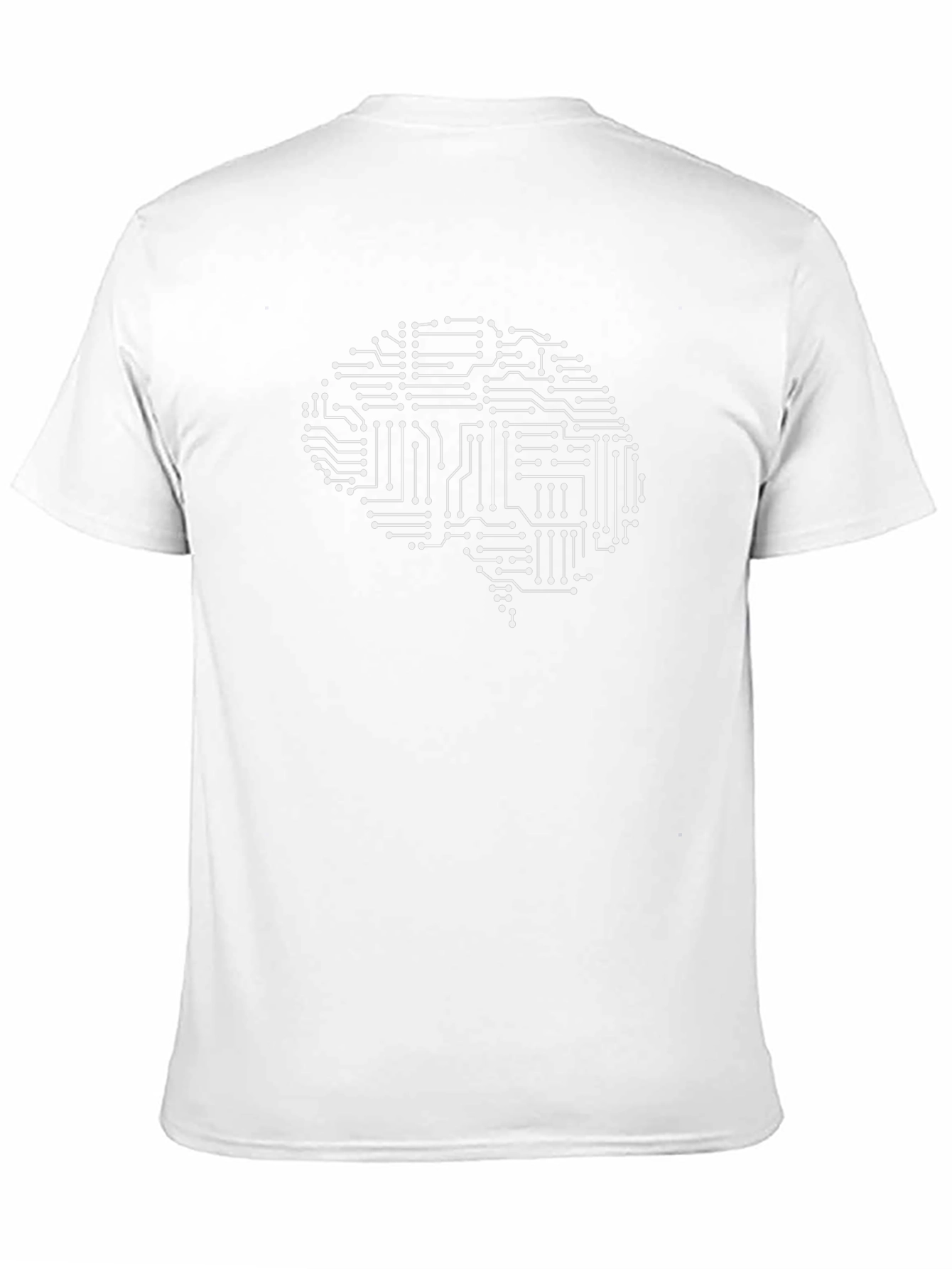 Brain Circuitry Graphic Tee - Tech Mind T-Shirt