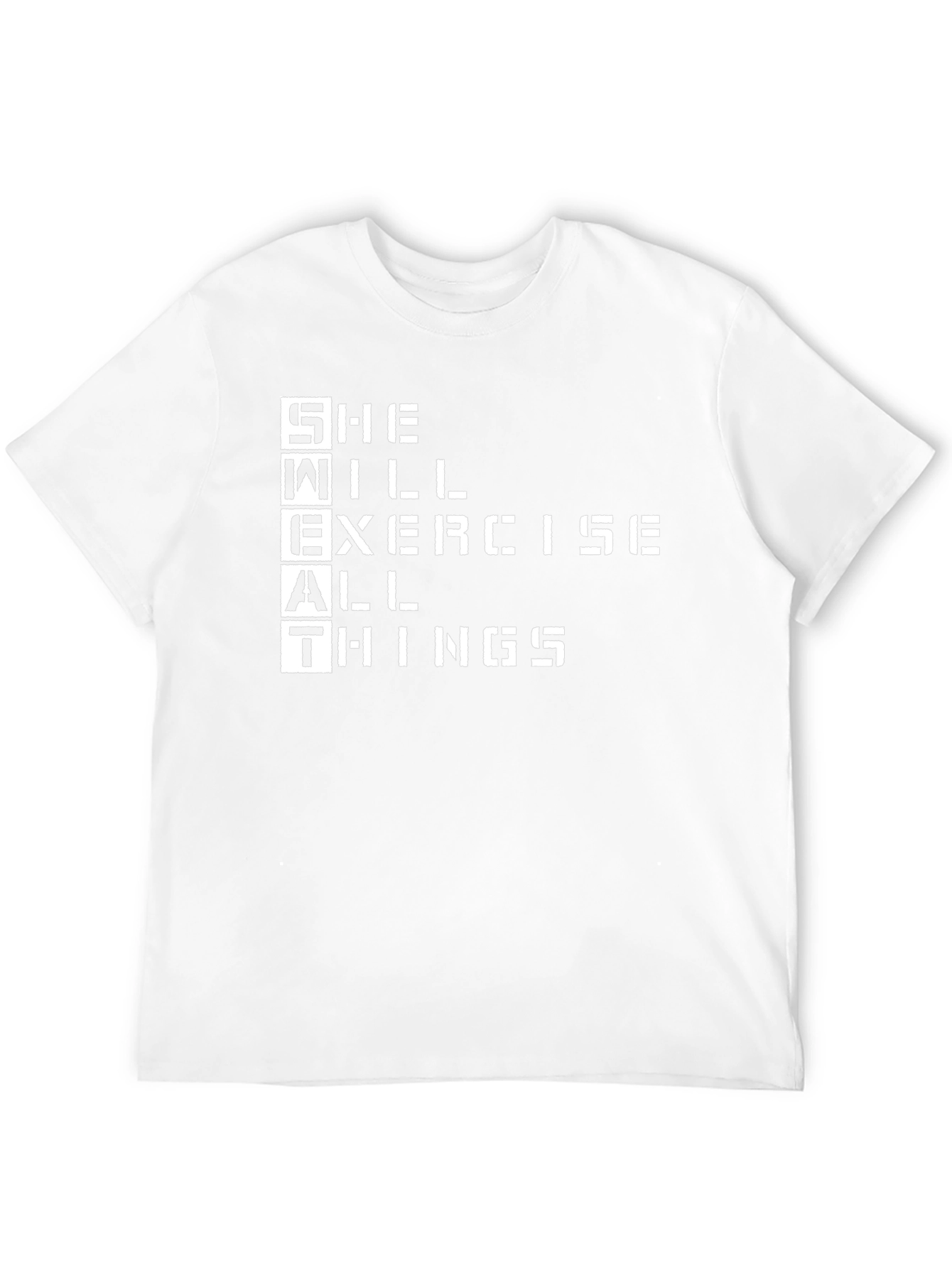 She Will Exercise All Things Black T-Shirt
