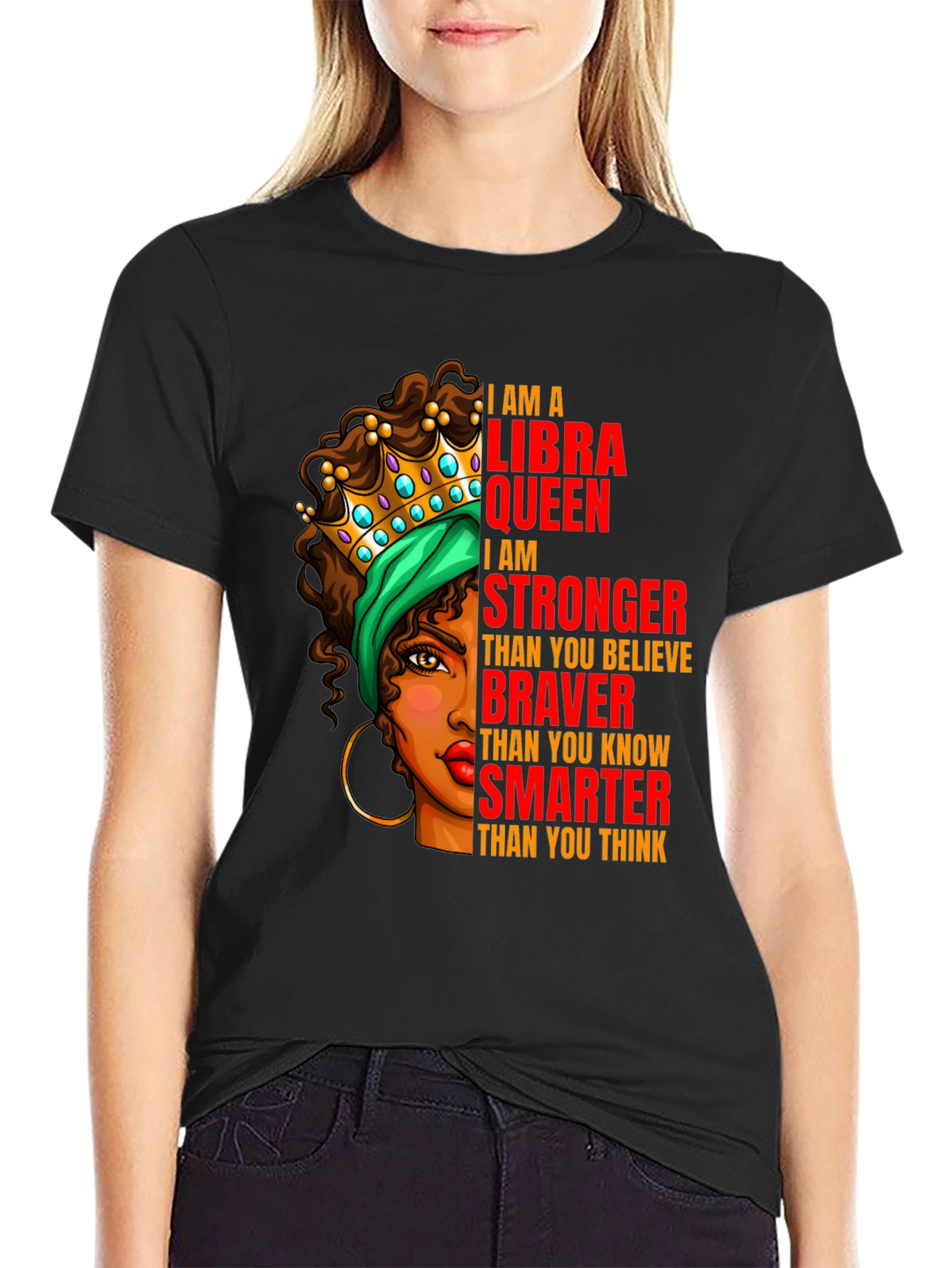 Libra Queen Graphic T-Shirt - Zodiac Tee