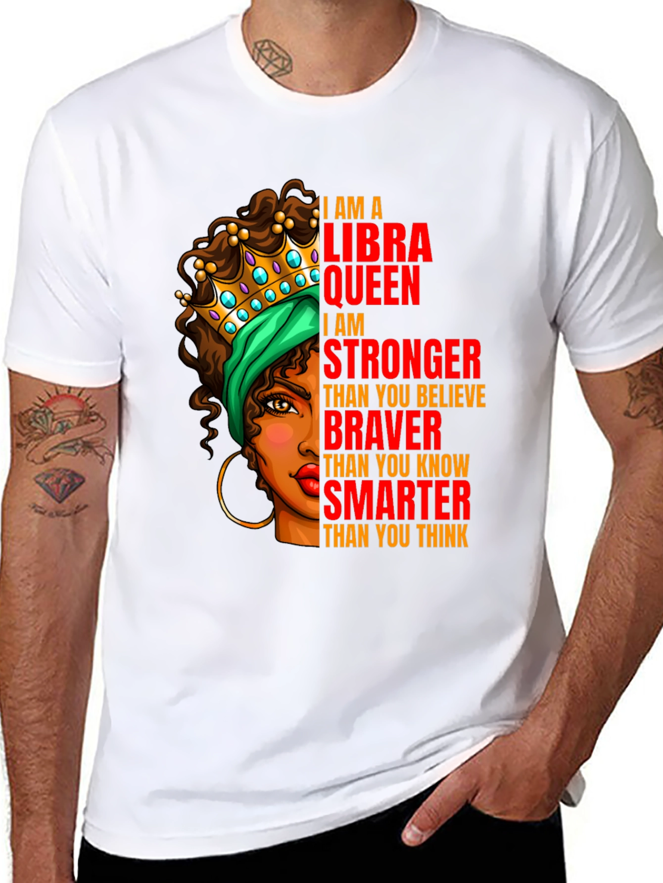 Libra Queen Graphic T-Shirt - Zodiac Tee