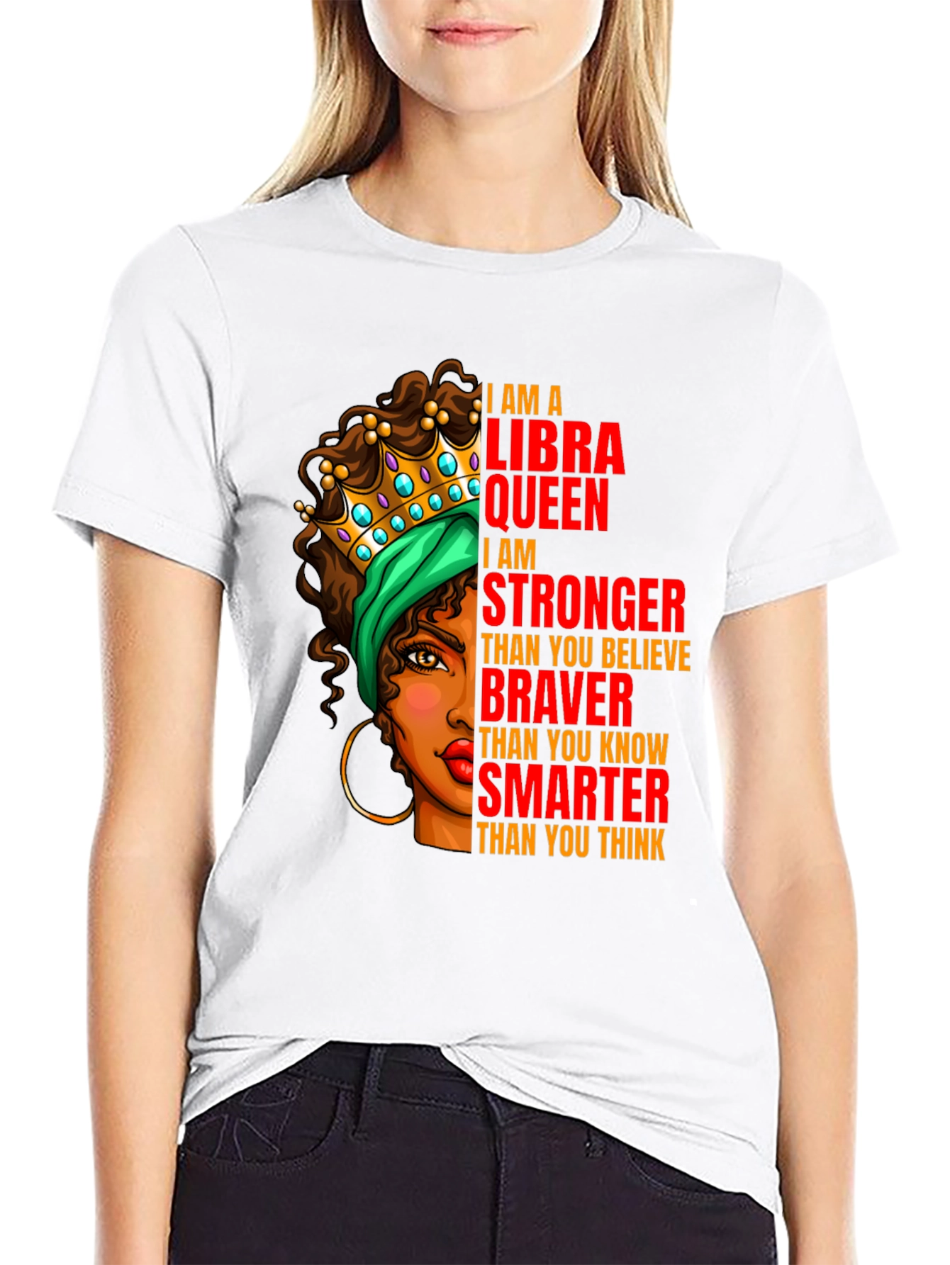 Libra Queen Graphic T-Shirt - Zodiac Tee