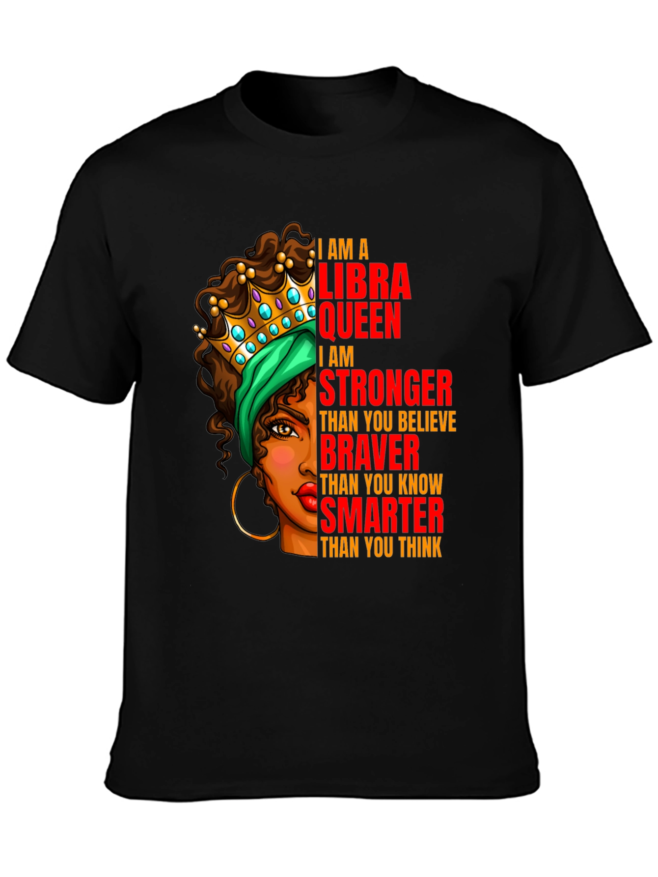 Libra Queen Graphic T-Shirt - Zodiac Tee