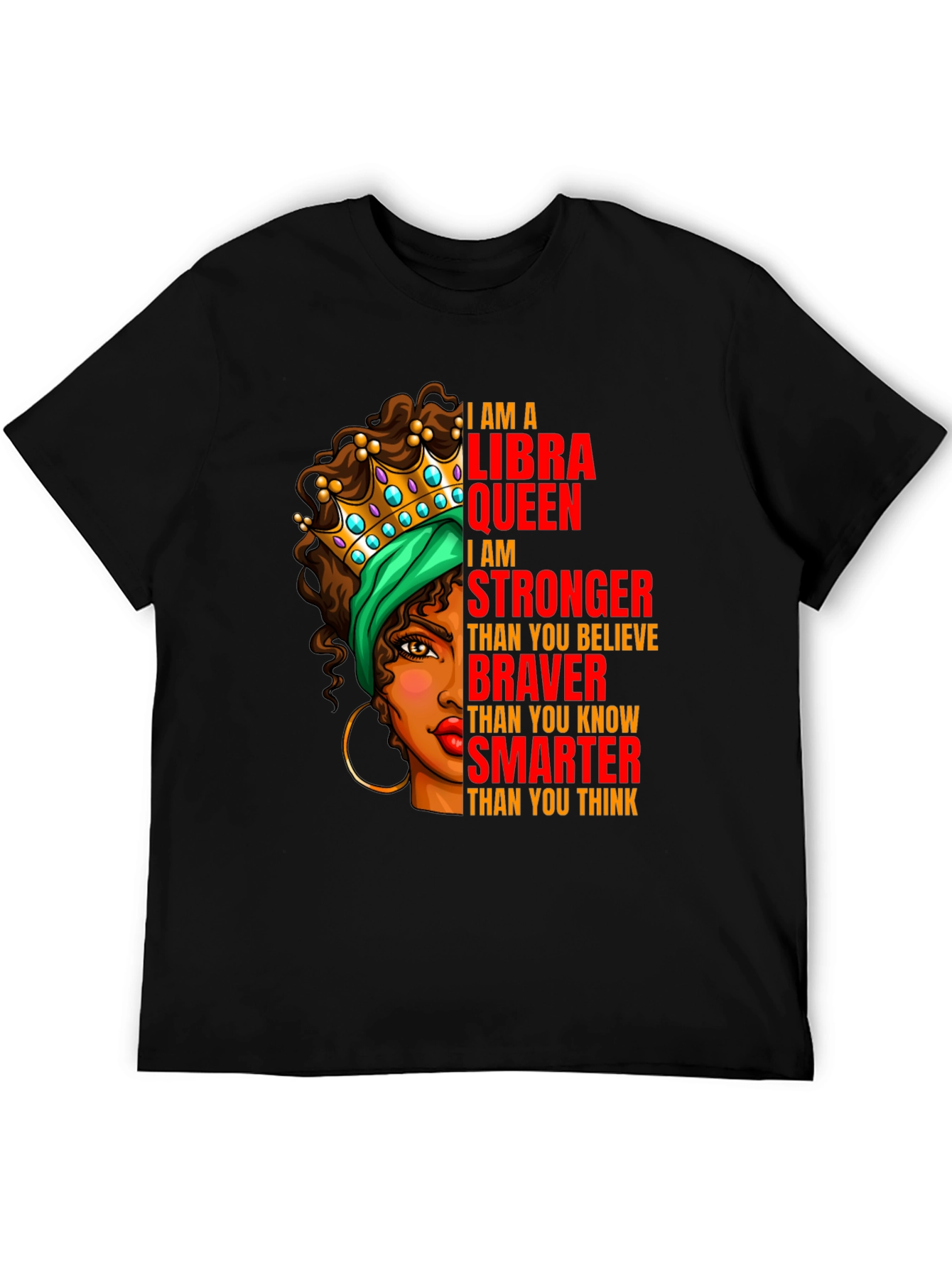Libra Queen Graphic T-Shirt - Zodiac Tee