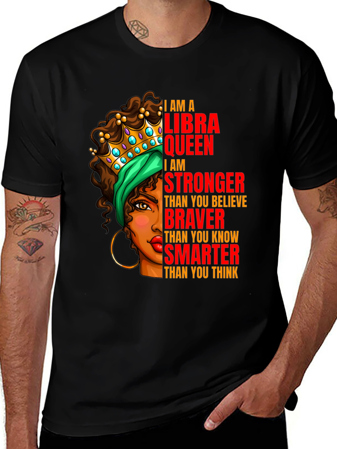 Libra Queen Graphic T-Shirt - Zodiac Tee