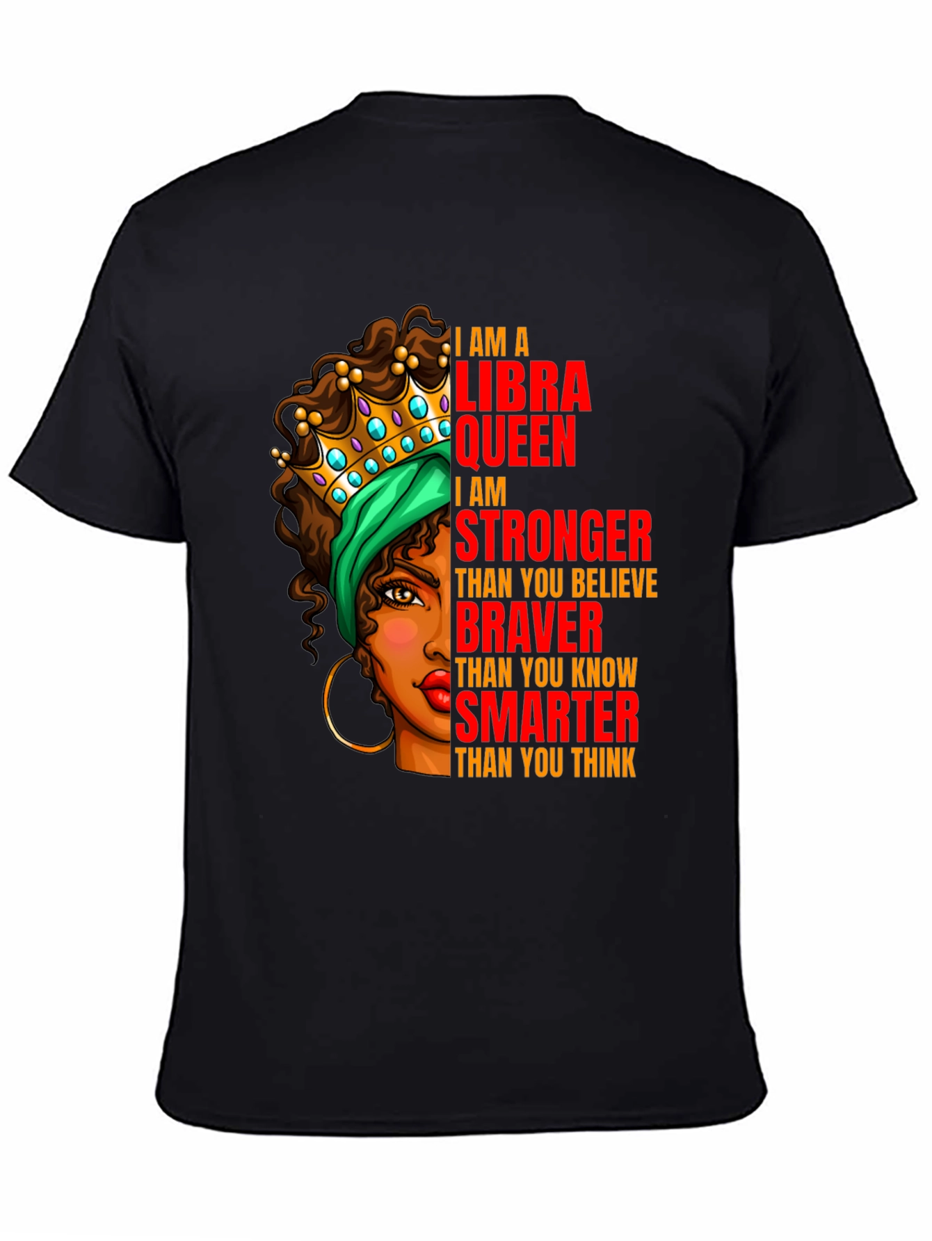 Libra Queen Graphic T-Shirt - Zodiac Tee