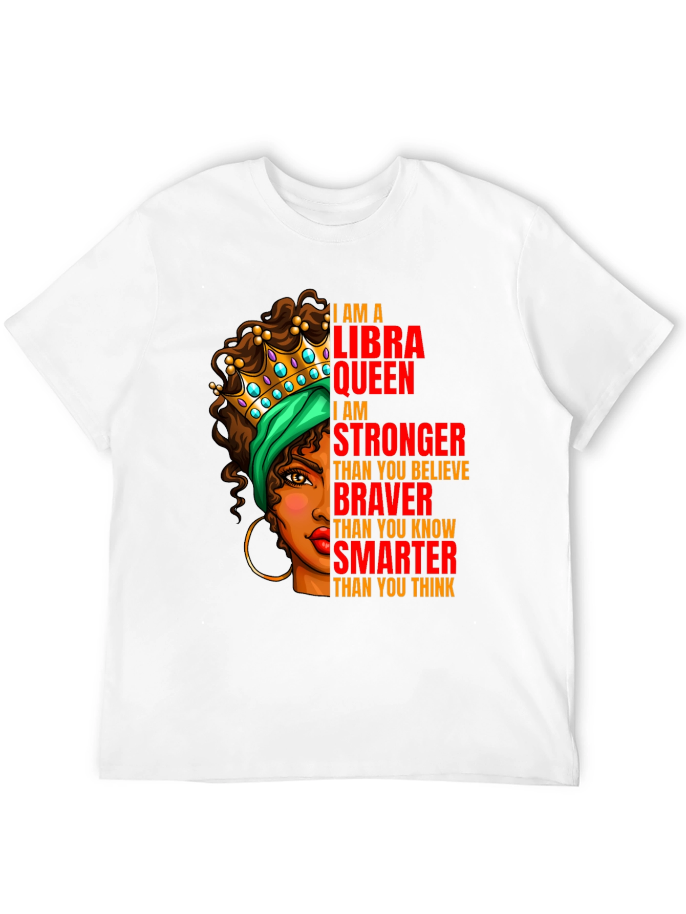 Libra Queen Graphic T-Shirt - Zodiac Tee
