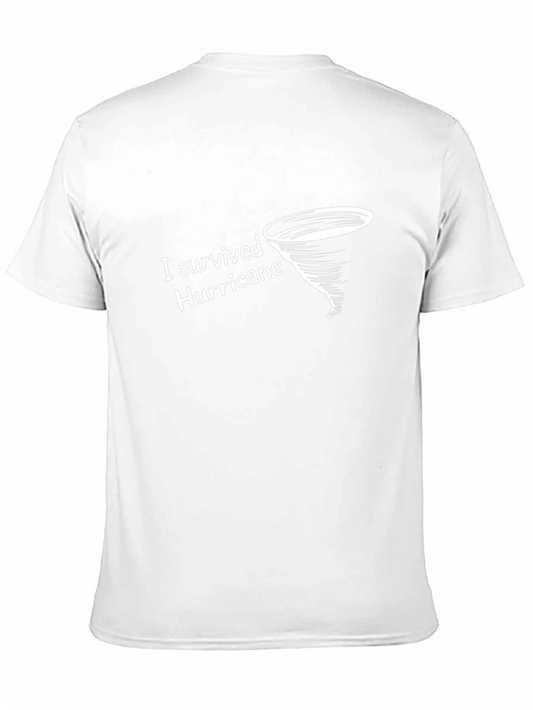 I Survived Hurricane Black T-Shirt