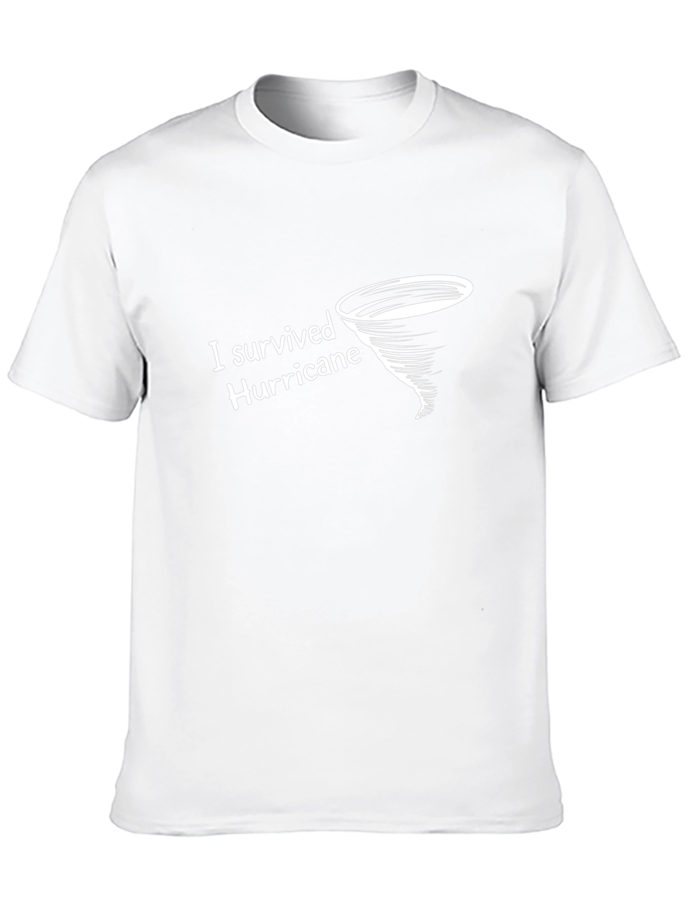 I Survived Hurricane Black T-Shirt