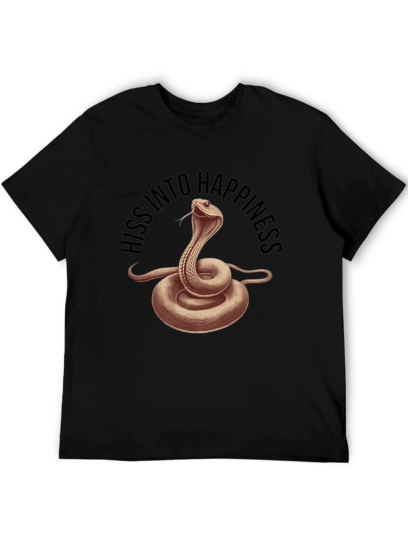 Hiss Into Happiness Snake Graphic Tee