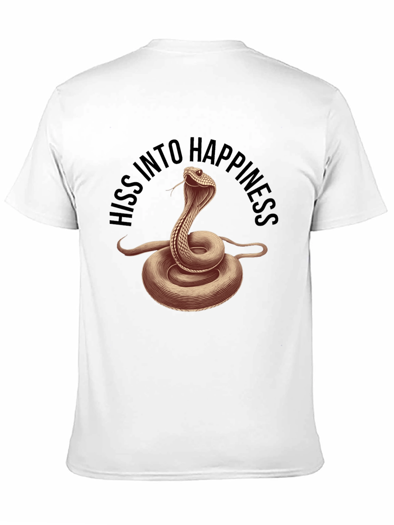 Hiss Into Happiness Snake Graphic Tee