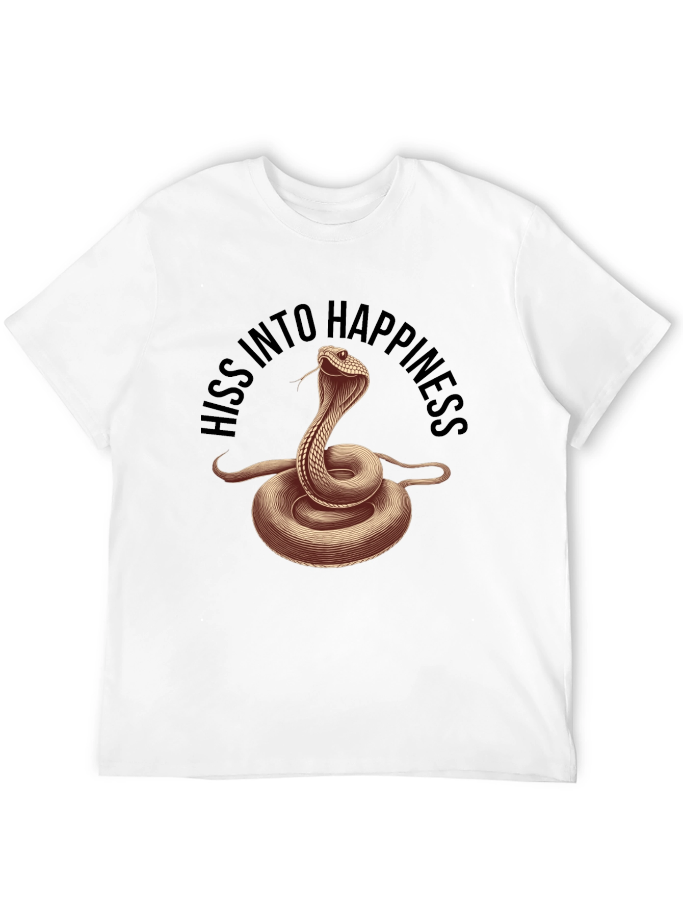Hiss Into Happiness Snake Graphic Tee